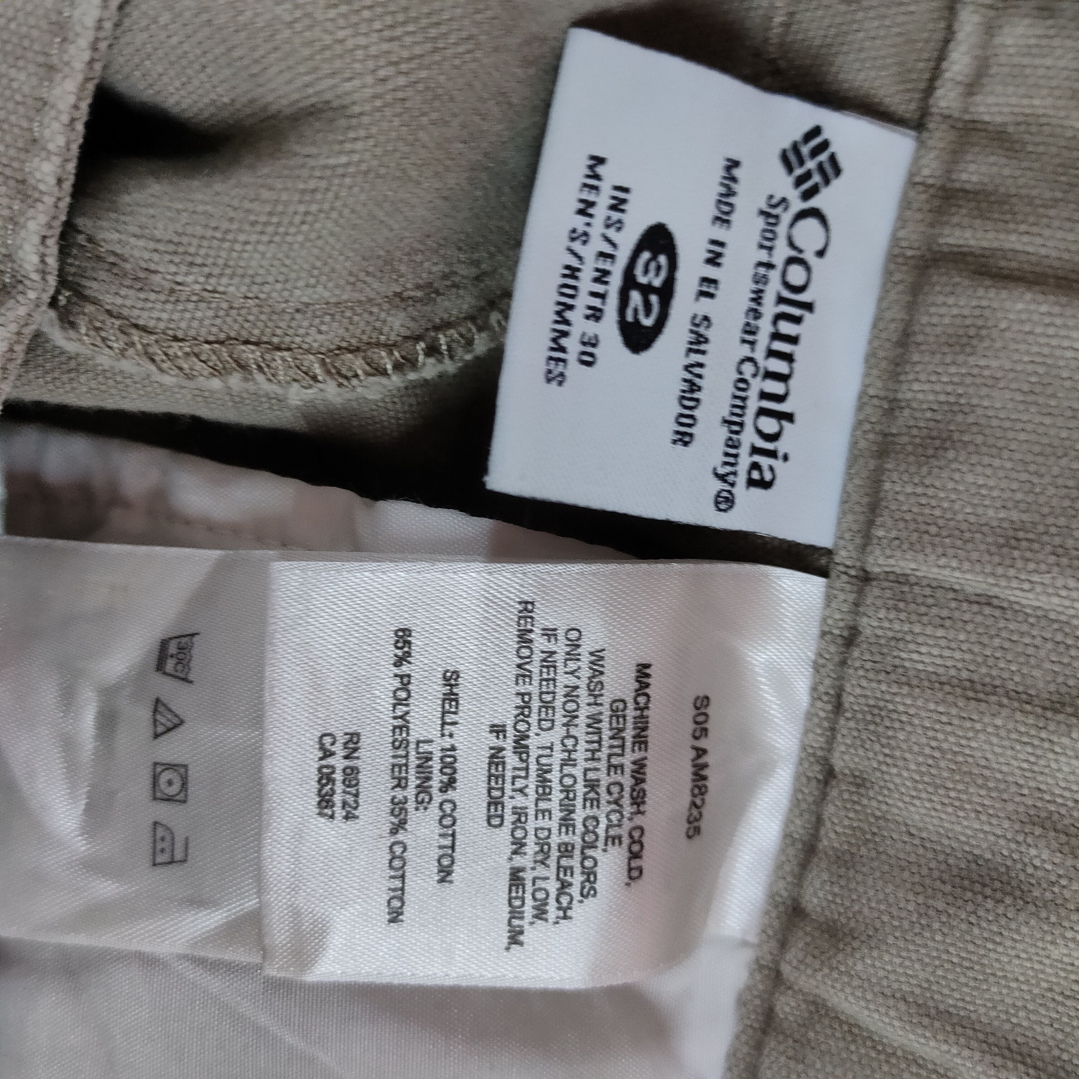 Columbia Vintage COLUMBIA CARGO PANT 6 Side Pockets Outdoor Size US 32 / EU 48 - 7 Thumbnail