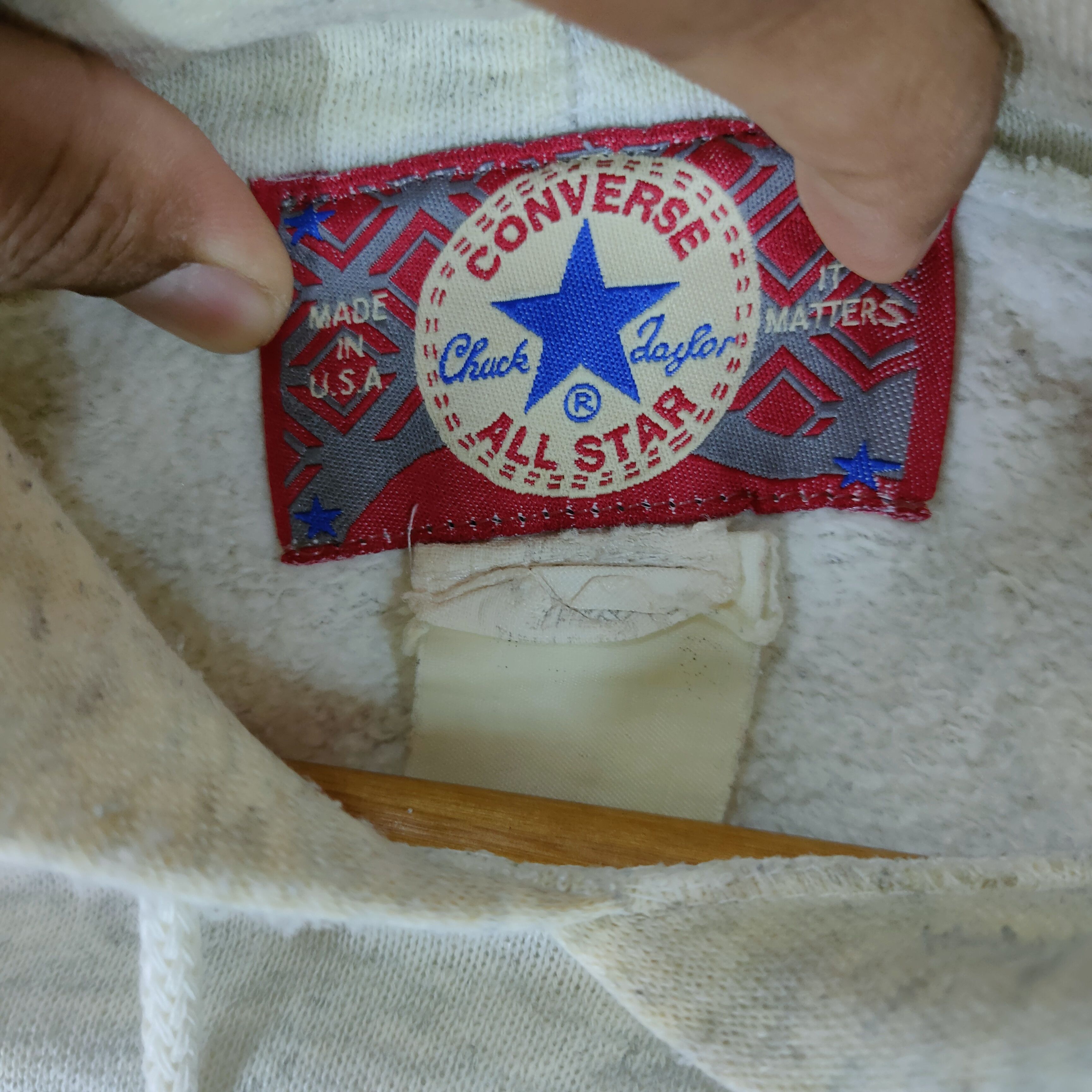 Converse Vintage 90s CONVERSE BIG LOGO Made in USA Skate Hoodie Size US M / EU 48-50 / 2 - 5 Thumbnail