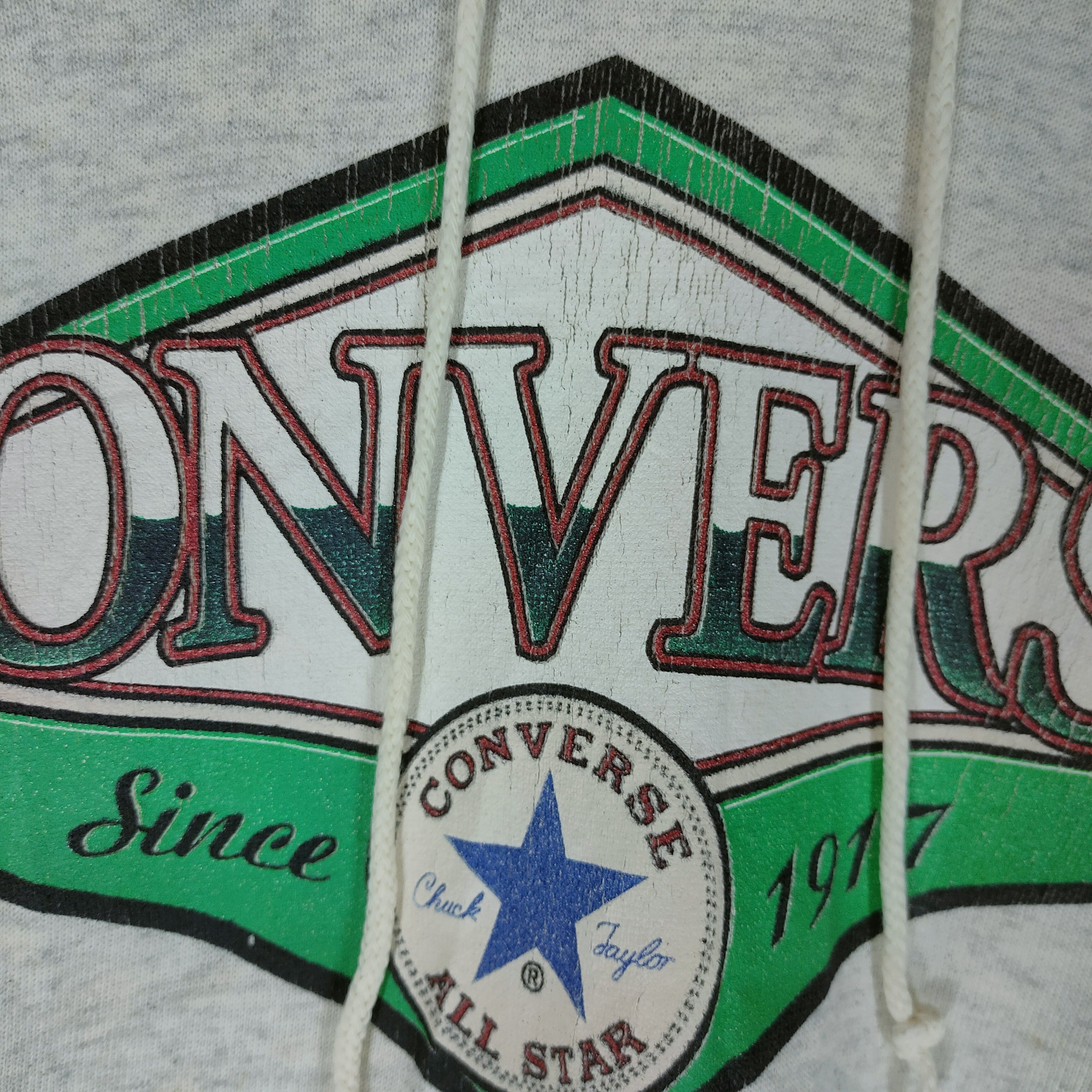 Converse Vintage 90s CONVERSE BIG LOGO Made in USA Skate Hoodie Size US M / EU 48-50 / 2 - 3 Thumbnail