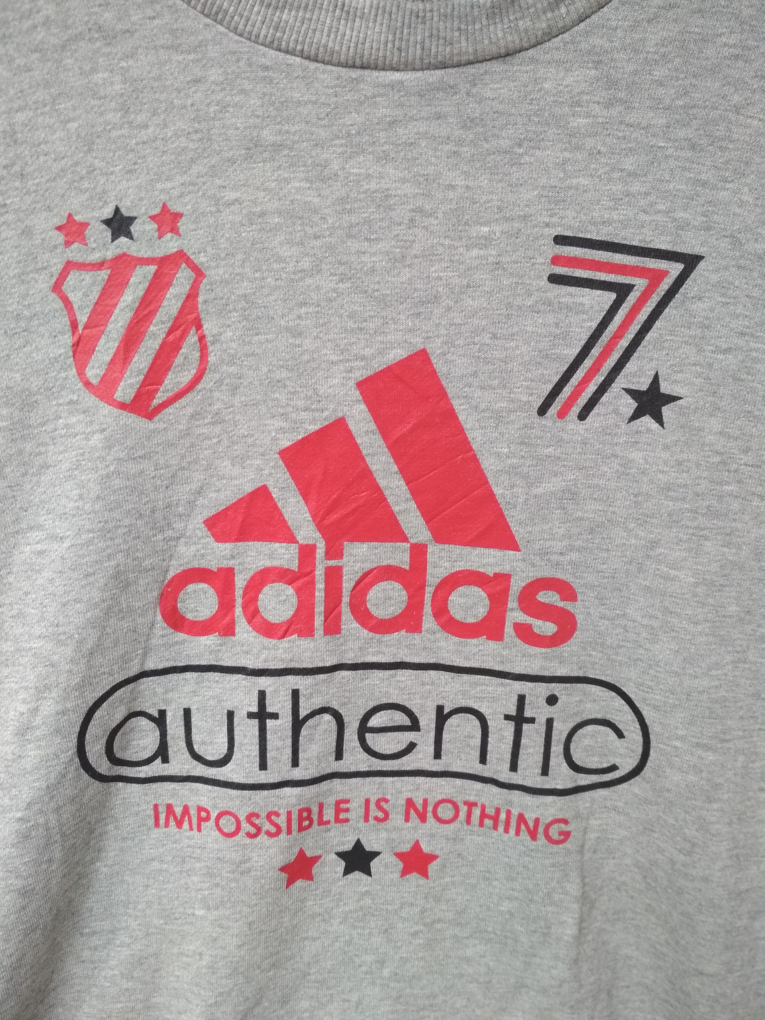Adidas ADIDAS AUTHENTIC NUMBER 7 SPORTWEAR SWEATSHIRT Size US M / EU 48-50 / 2 - 2 Thumbnail