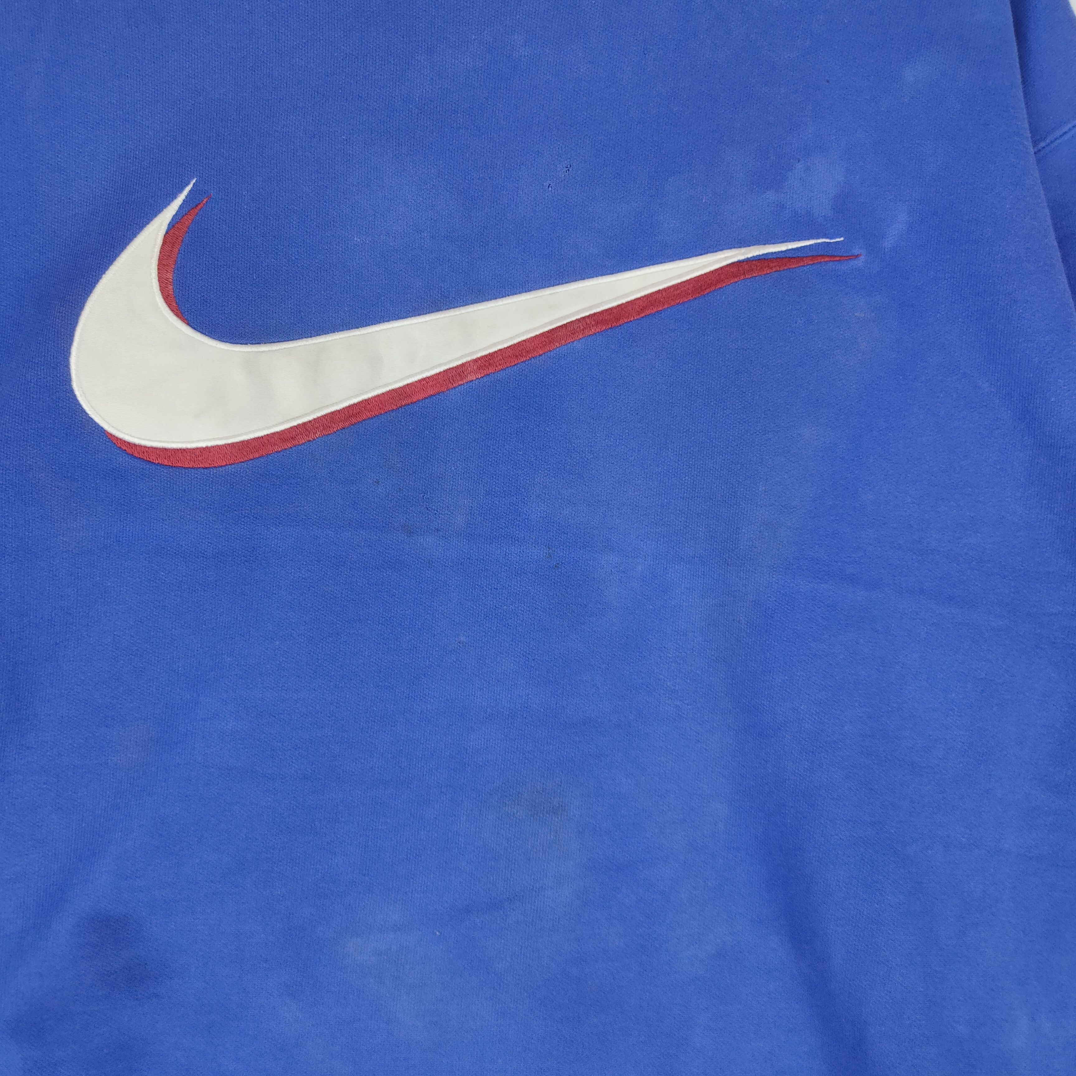 Japanese Brand Vintage NIKE DOUBLE SWOOSH Embroidery Spellout Sweatshirt Size US L / EU 52-54 / 3 - 8 Thumbnail