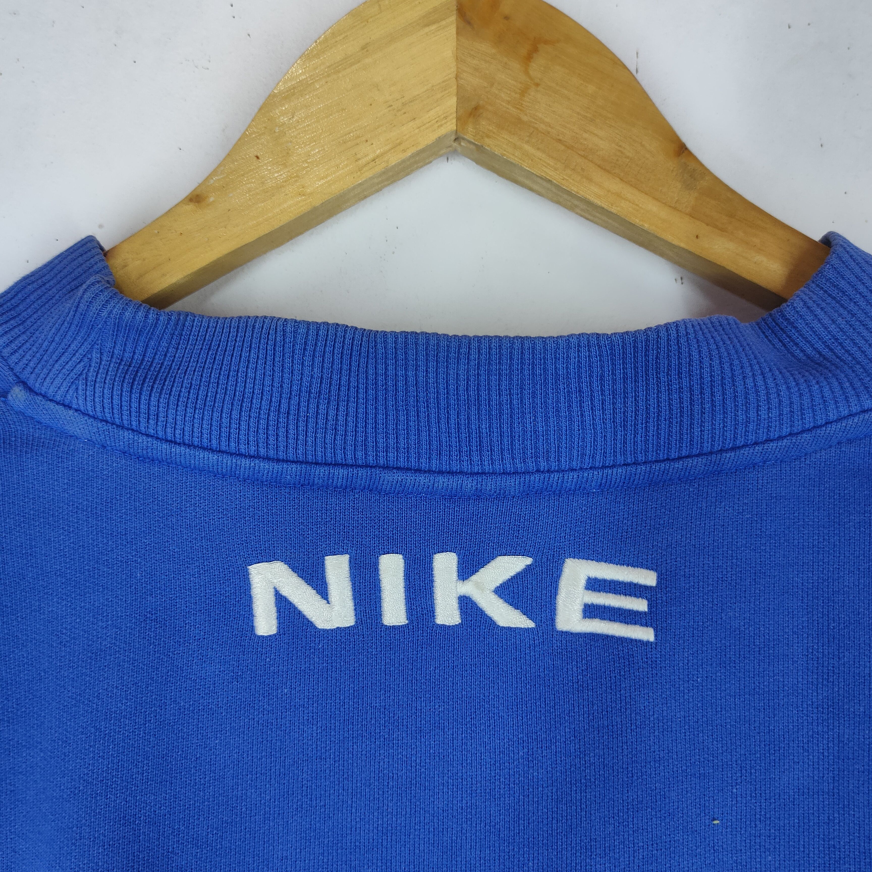 Japanese Brand Vintage NIKE DOUBLE SWOOSH Embroidery Spellout Sweatshirt Size US L / EU 52-54 / 3 - 2 Thumbnail