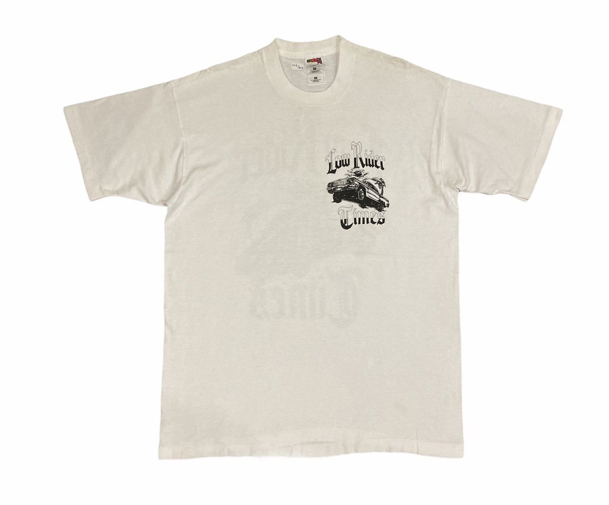 Vintage Vintage 90’s Low Rider Times T-shirt Size US XL / EU 56 / 4 - 1 Thumbnail