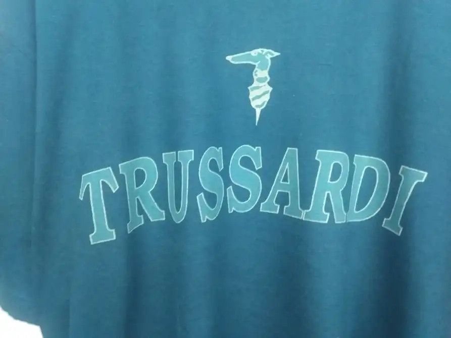 Trussardi × Vintage Vintage Trussardi big logo tshirt..made in italy Size US M / EU 48-50 / 2 - 5 Thumbnail