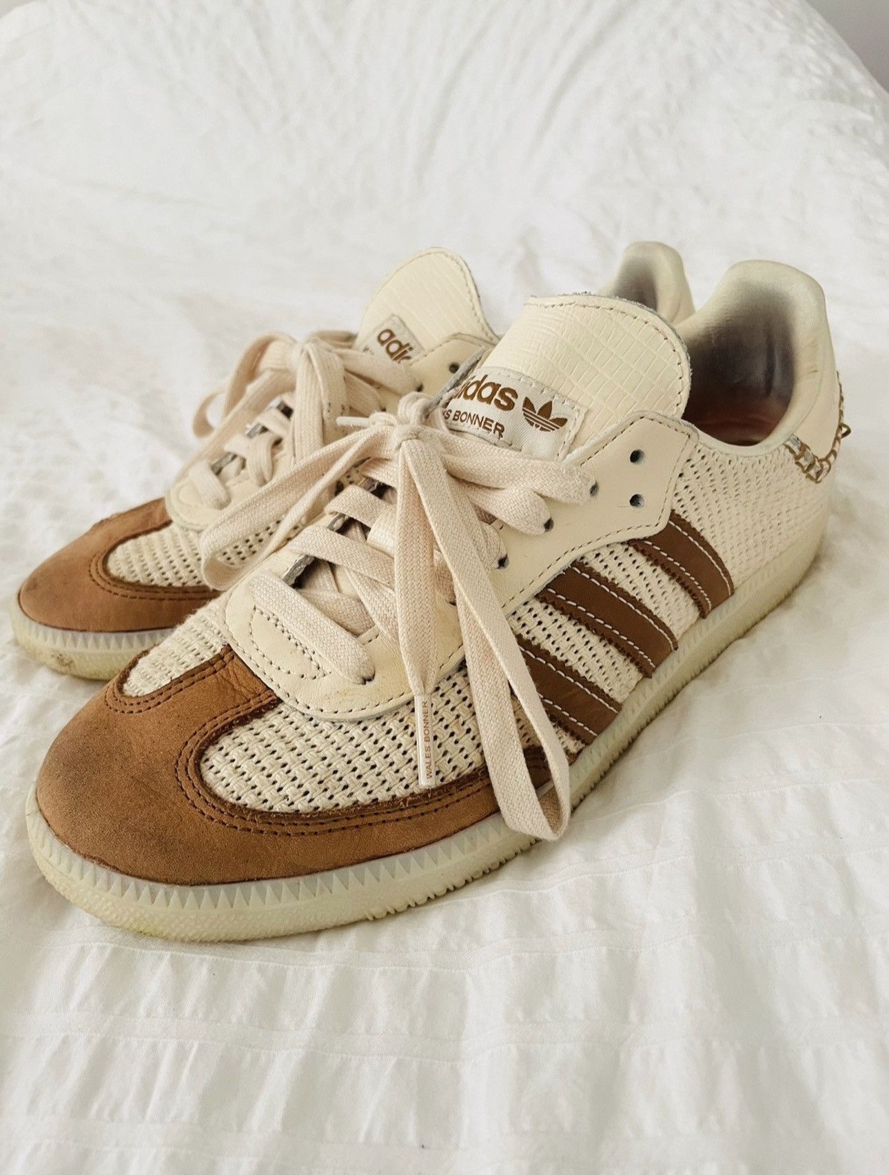Adidas × Wales Bonner adidas Samba Wales Bonner Cream white Adidas × Wales Bonner adidas Samba Wales Bonner Cream white