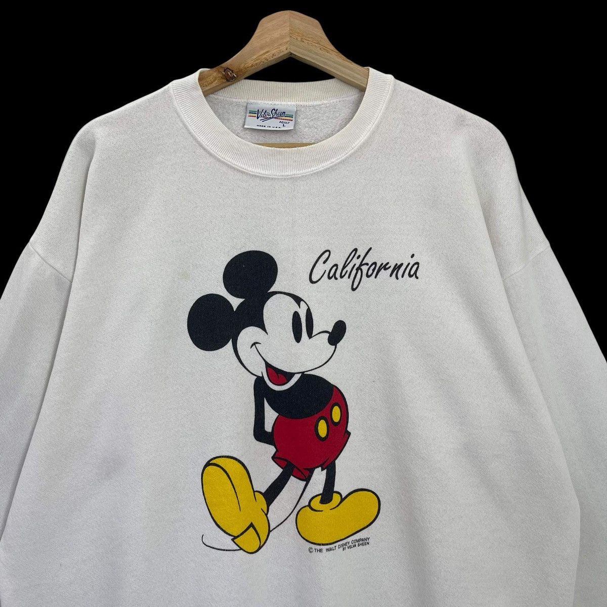 Mickey Mouse Vintage 90s Mickey Mouse Crewneck Sweatshirt Size L Size US L / EU 52-54 / 3 - 4 Thumbnail