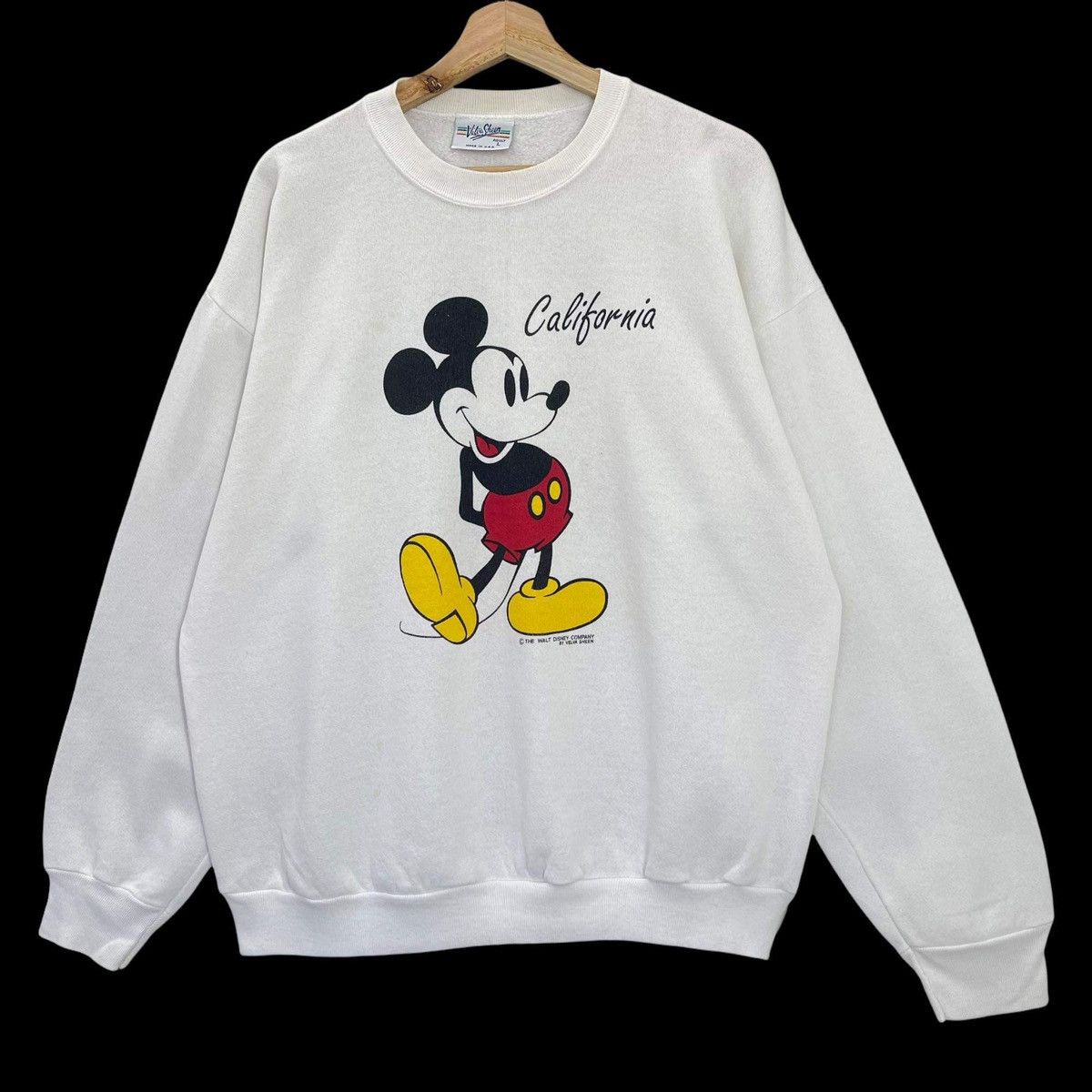Mickey Mouse Vintage 90s Mickey Mouse Crewneck Sweatshirt Size L Size US L / EU 52-54 / 3 - 3 Thumbnail