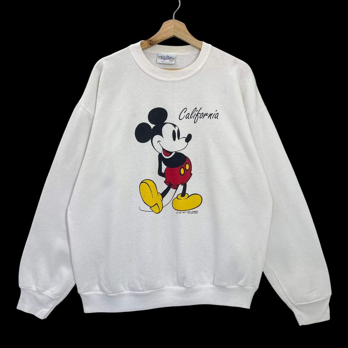 Mickey Mouse Vintage 90s Mickey Mouse Crewneck Sweatshirt Size L Size US L / EU 52-54 / 3 - 1 Thumbnail