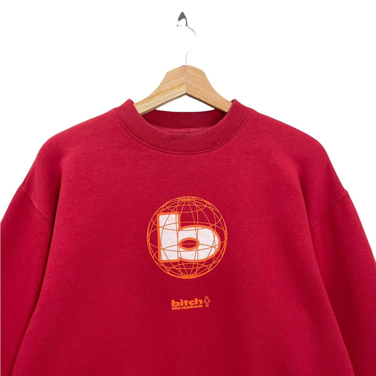 Vintage Bitch Skaterboards Big Logo Crewneck Sweatshirt Size M Size US M / EU 48-50 / 2 - 3 Thumbnail