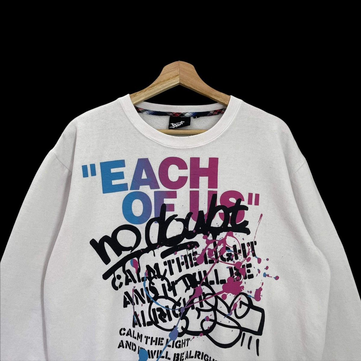 Vintage Each of us NO DOUBT Gravity Design Sweatshirt Size M Size US M / EU 48-50 / 2 - 3 Thumbnail