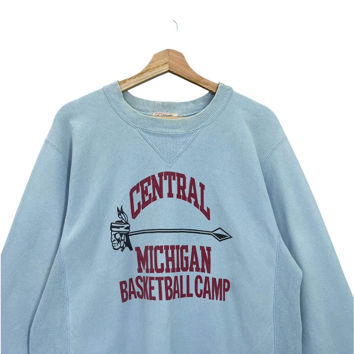 Tribal Streetwear 90s Central Michigan Basketball Camp Crewneck Sweatshirt Size US M / EU 48-50 / 2 - 4 Thumbnail