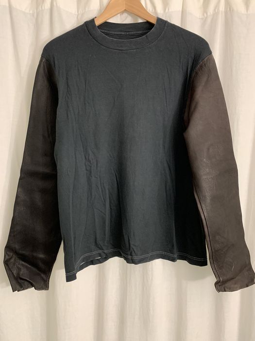 Maison Margiela Maison Martin Margiela artisanal black top leather