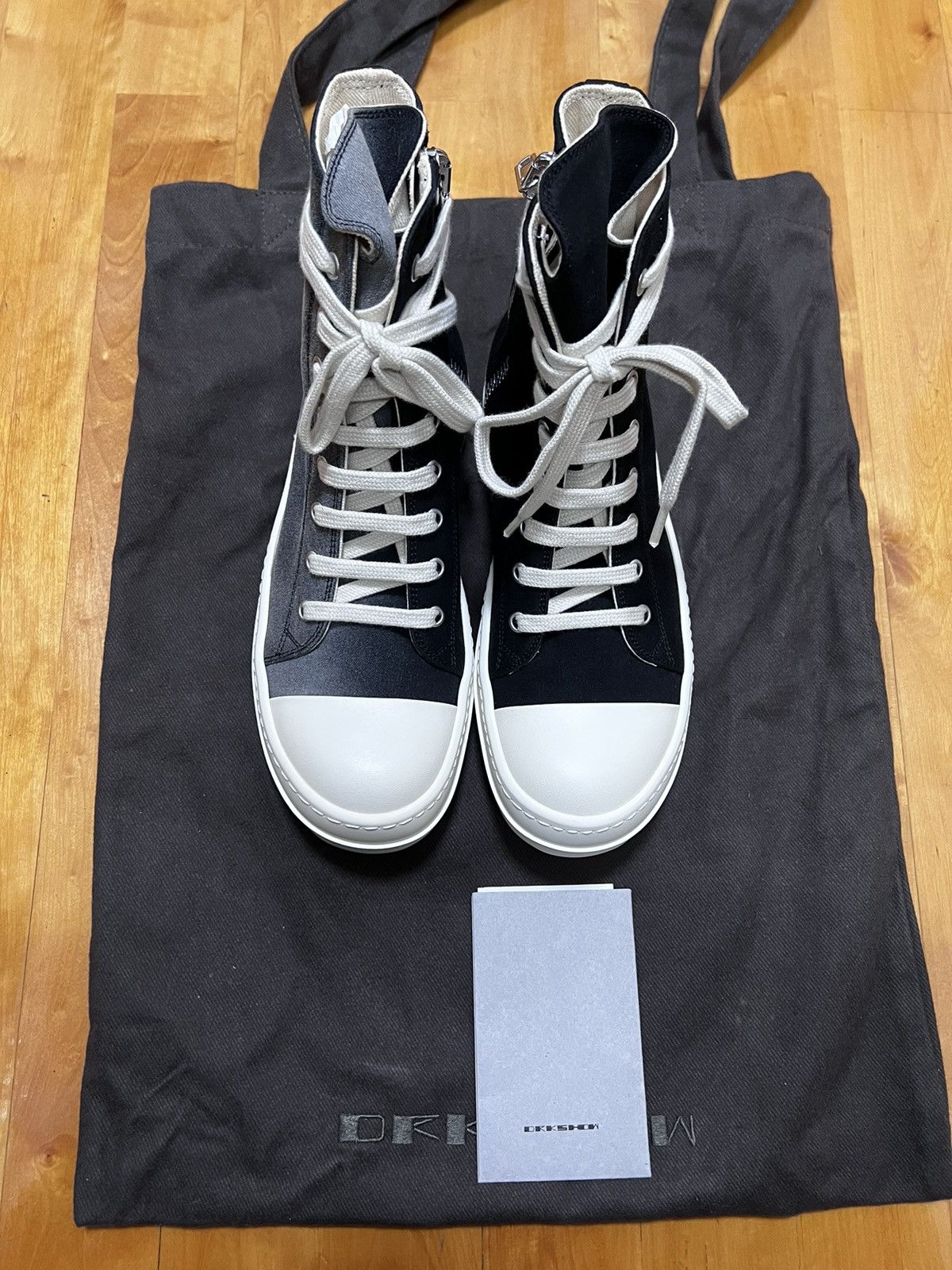 Rick Owens Drkshdw Rick owens fw19 gradient ramones high top sneakers sz36.5 Size US 6.5 / IT 36.5 - 3 Thumbnail
