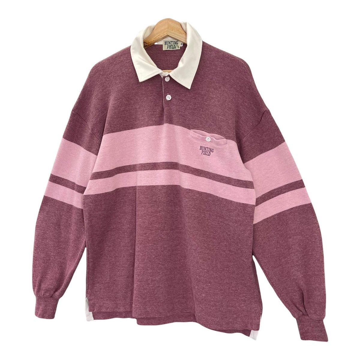 Japanese Brand Vintage Hunting Field Polo Shirt Longsleeve Size L Size US L / EU 52-54 / 3 - 3 Thumbnail
