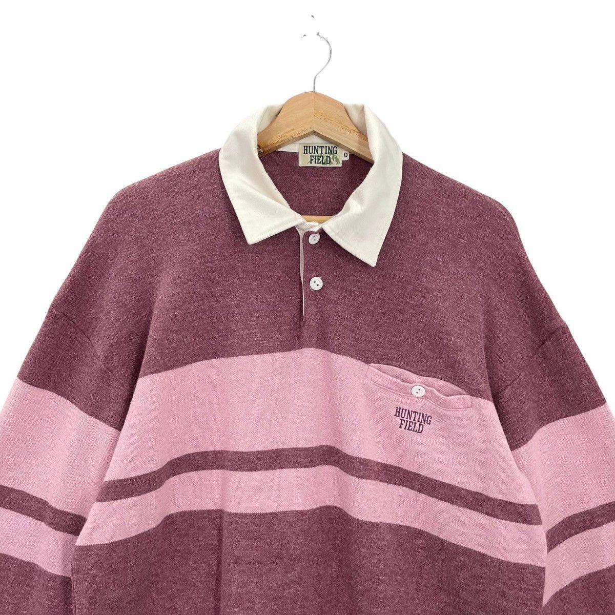 Japanese Brand Vintage Hunting Field Polo Shirt Longsleeve Size L Size US L / EU 52-54 / 3 - 4 Thumbnail