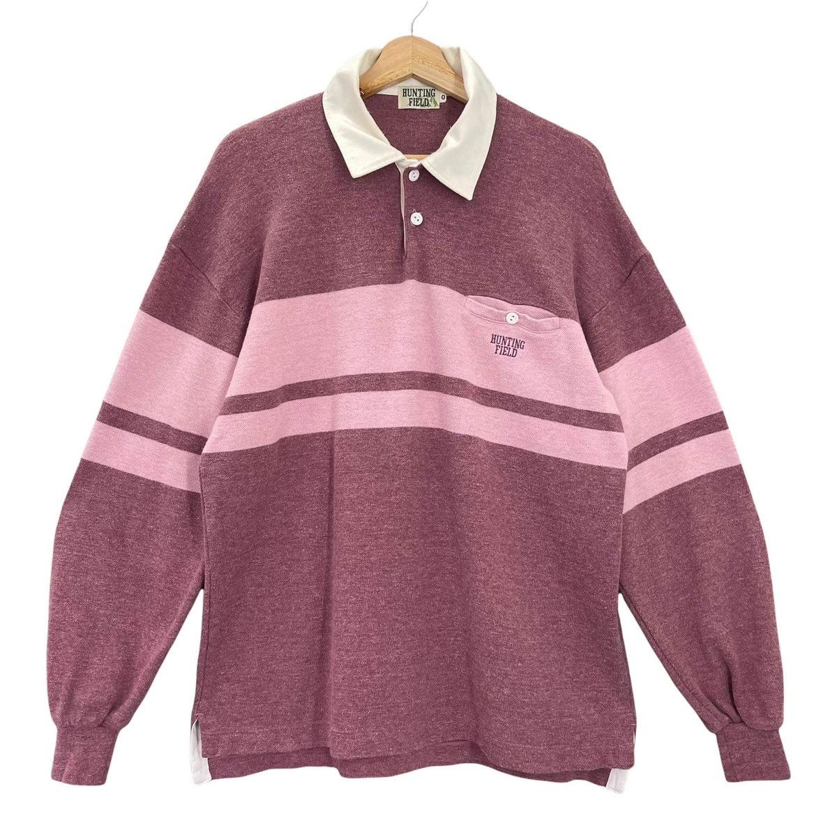 Japanese Brand Vintage Hunting Field Polo Shirt Longsleeve Size L Size US L / EU 52-54 / 3 - 1 Thumbnail