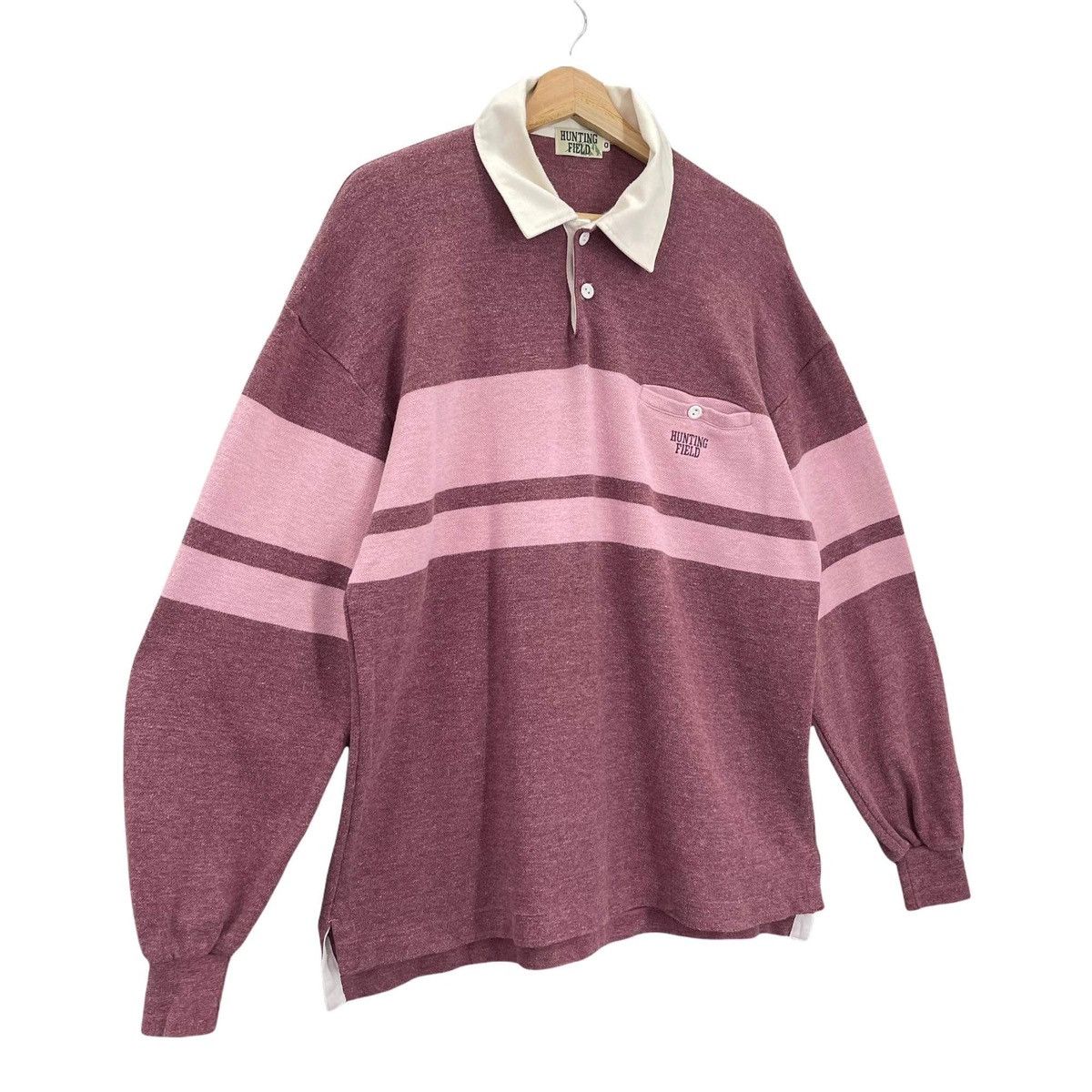 Japanese Brand Vintage Hunting Field Polo Shirt Longsleeve Size L Size US L / EU 52-54 / 3 - 2 Thumbnail
