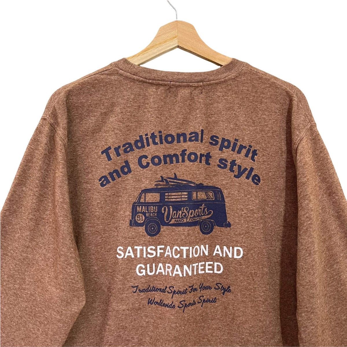 Sports Specialties Vansports Big Back Logo Crew Neck Sweatshirt Size L Size US L / EU 52-54 / 3 - 4 Thumbnail
