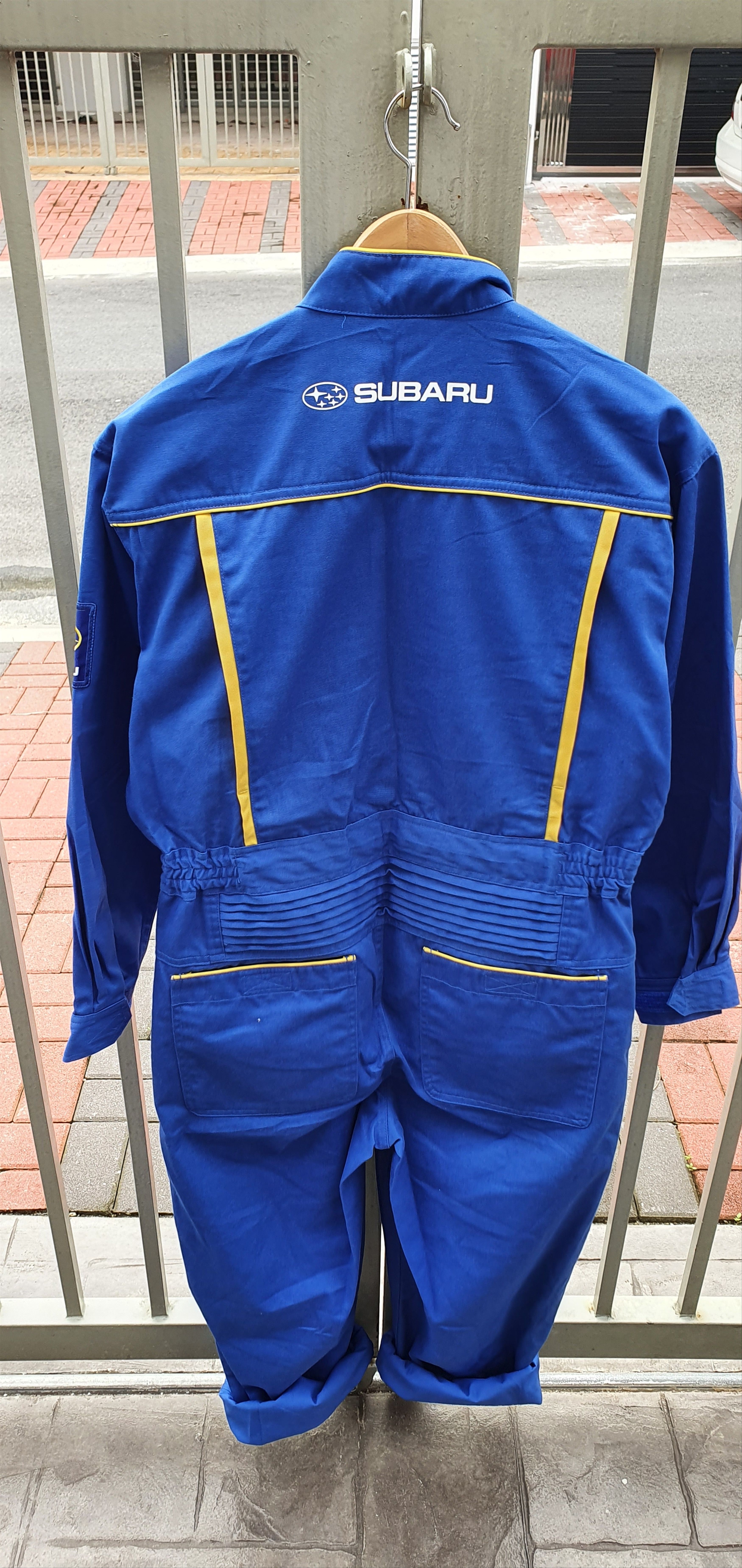Japanese Brand Subaru Racing Team Overall Suit Size US 32 / EU 48 - 6 Thumbnail