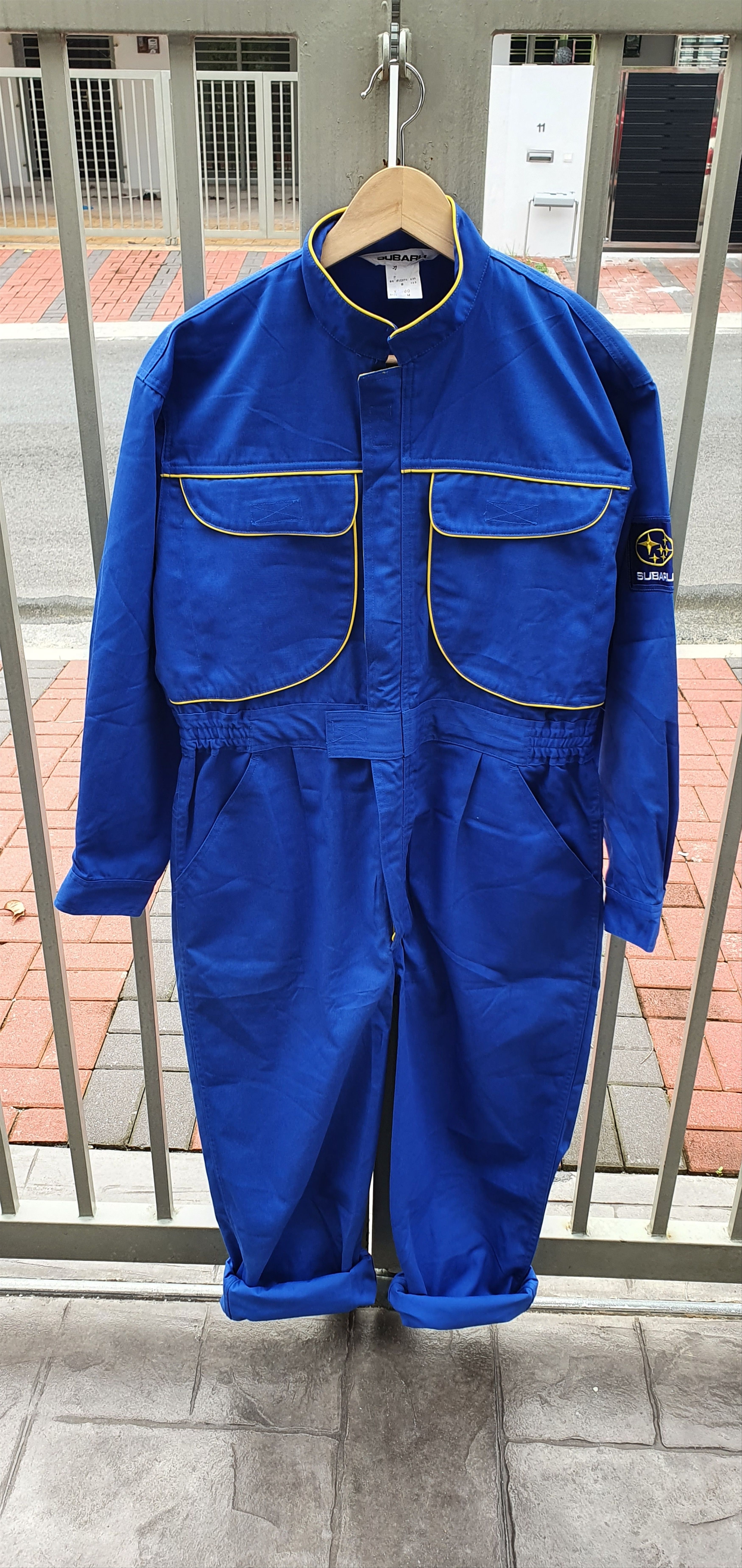 Japanese Brand Subaru Racing Team Overall Suit Size US 32 / EU 48 - 3 Thumbnail