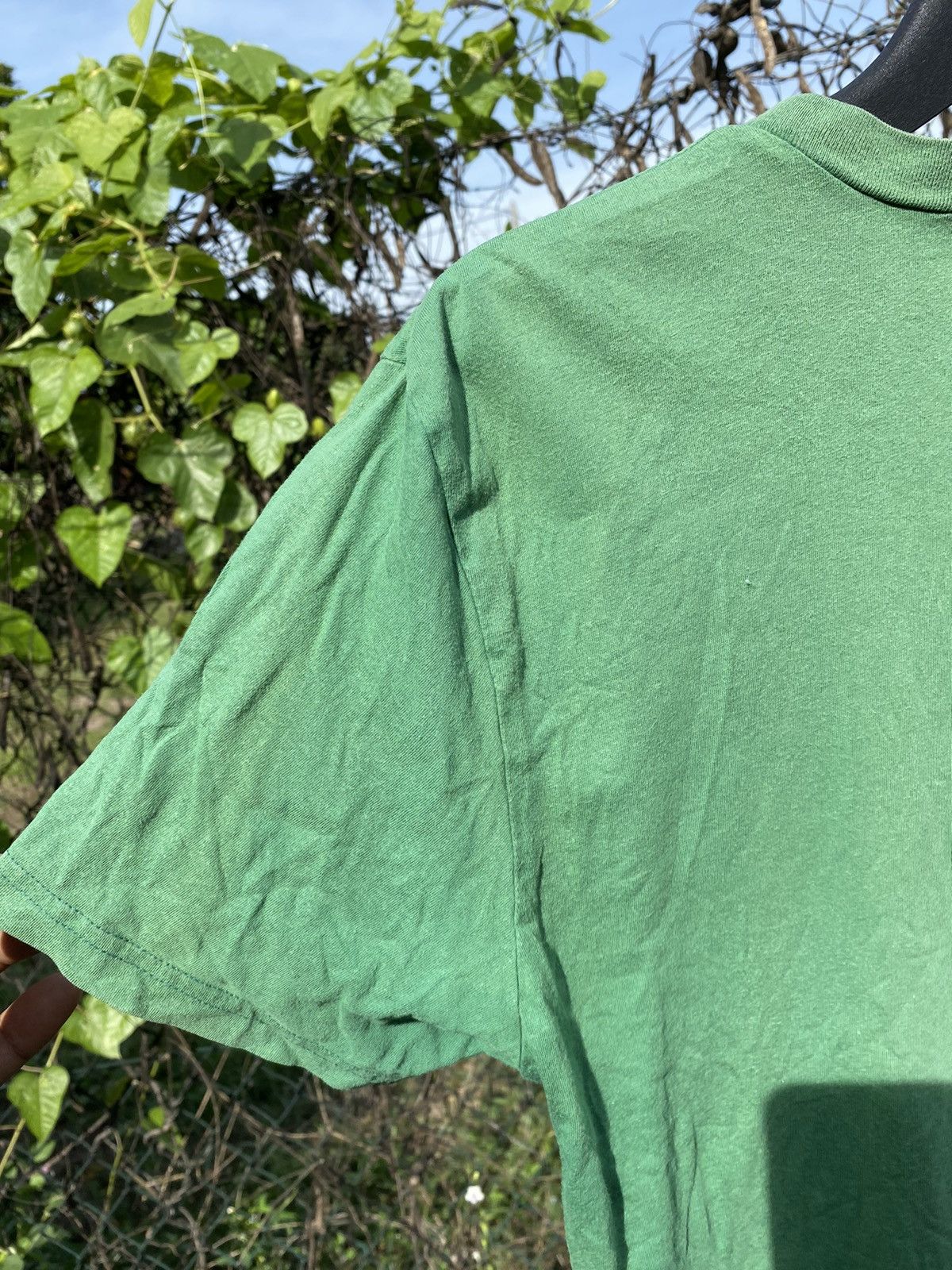 Issey Miyake × Ne-Net Ne-Net by Issey Miyake Made Japan T-shirt Worn Green Size US M / EU 48-50 / 2 - 7 Thumbnail