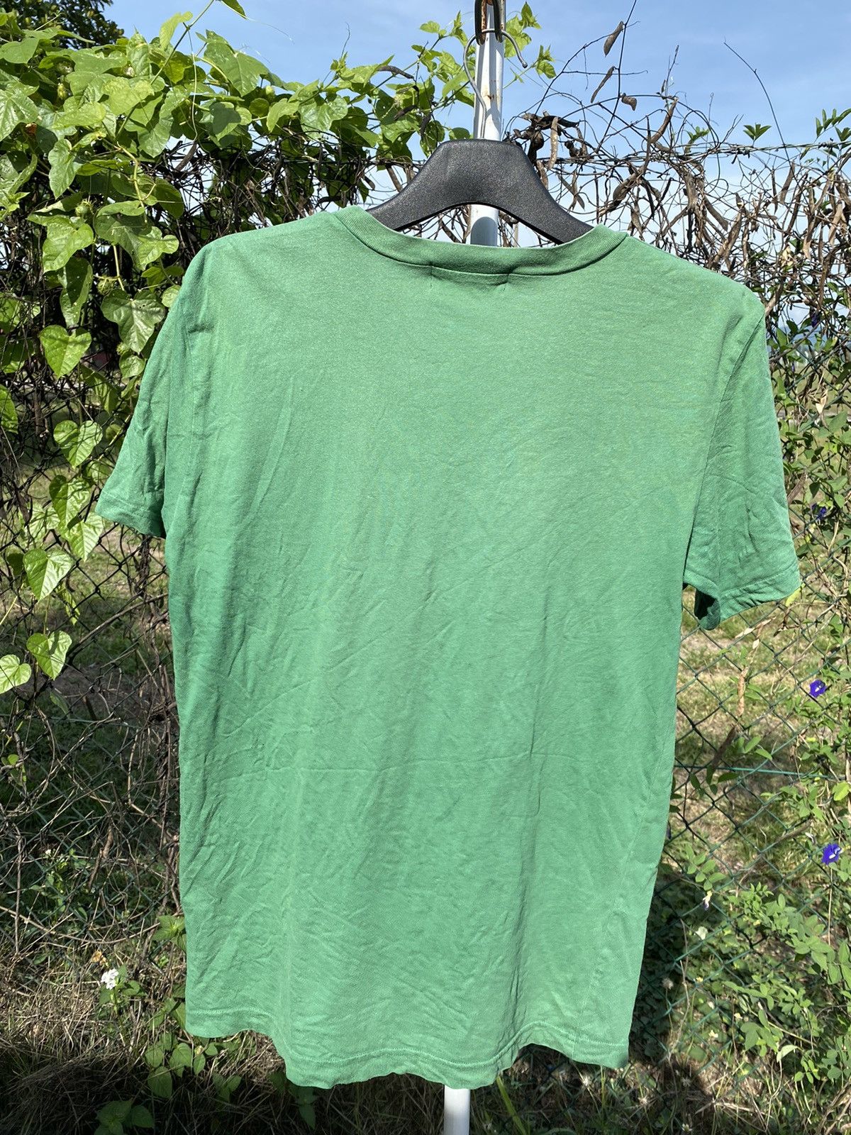 Issey Miyake × Ne-Net Ne-Net by Issey Miyake Made Japan T-shirt Worn Green Size US M / EU 48-50 / 2 - 2 Thumbnail