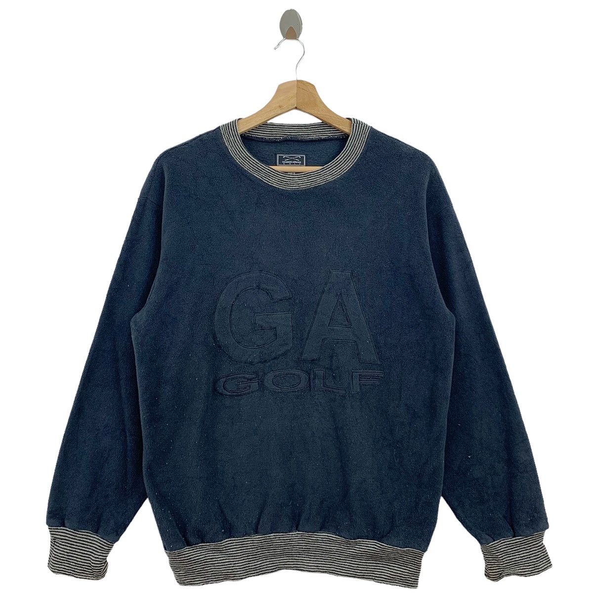 Armani × Armani Collezioni × Giorgio Armani Vintage Giorgio Armani Golf Sweater Pullover Sweatshirt Size US M / EU 48-50 / 2 - 1 Thumbnail