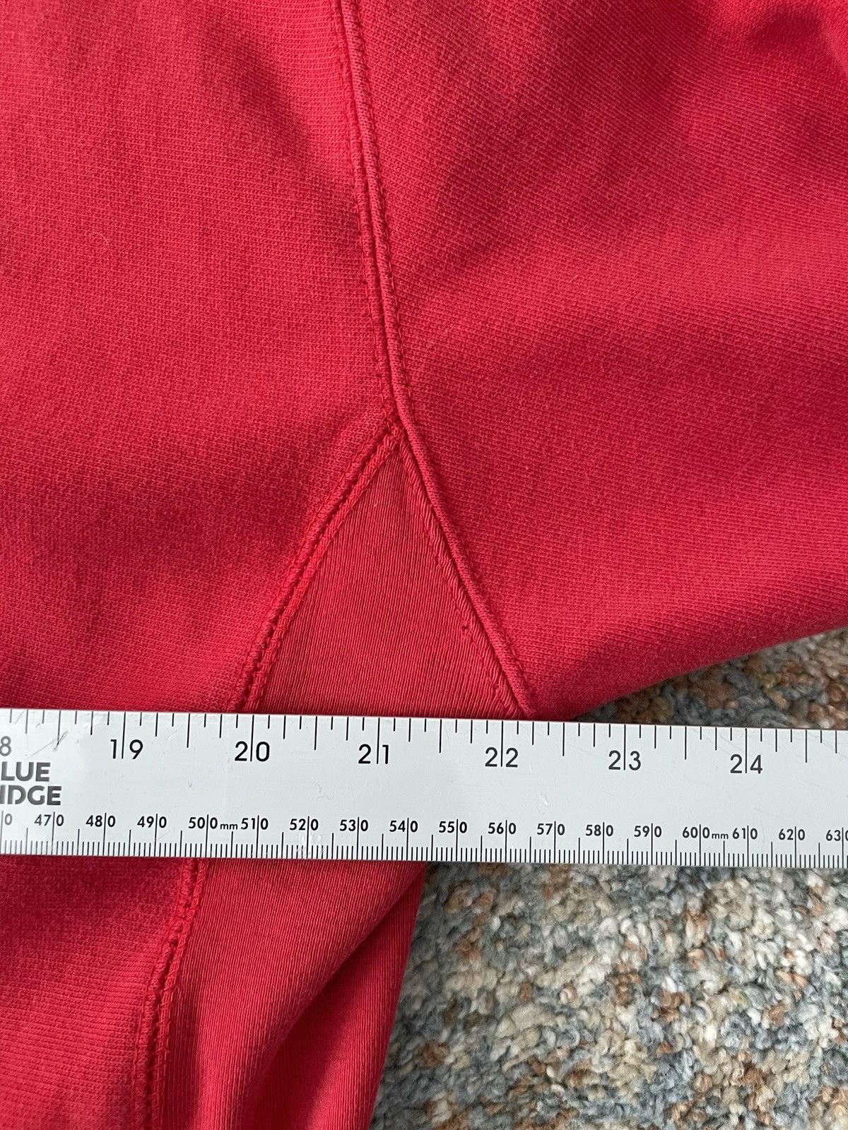 Vintage VTG Reverse Weave Marines Hoodie Red Medium Size US M / EU 48-50 / 2 - 6 Thumbnail