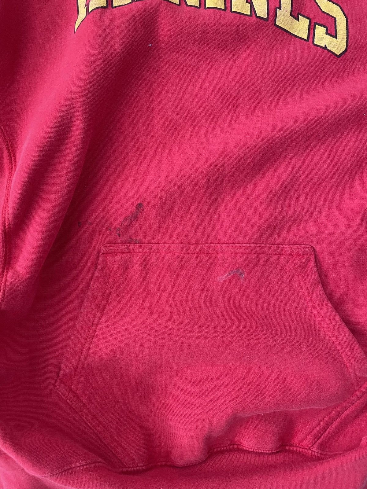 Vintage VTG Reverse Weave Marines Hoodie Red Medium Size US M / EU 48-50 / 2 - 3 Thumbnail