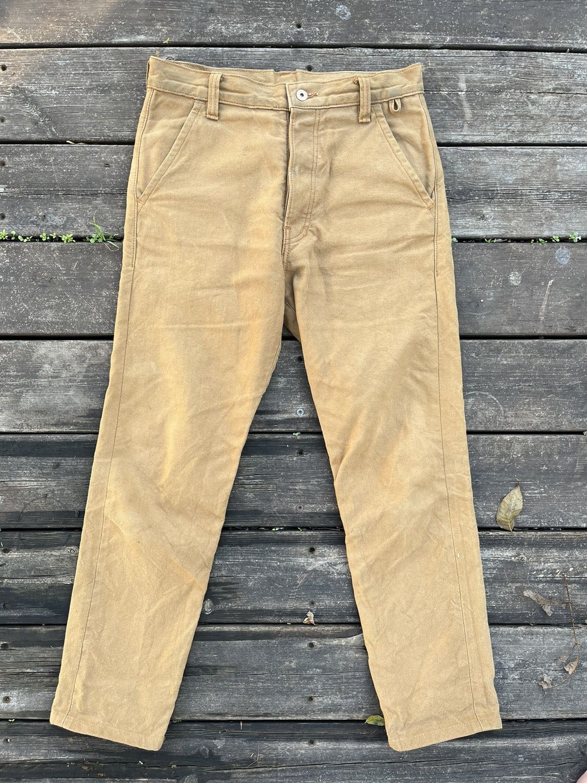 Ciano Farmers 15oz selvedge canvas chinos made in USA