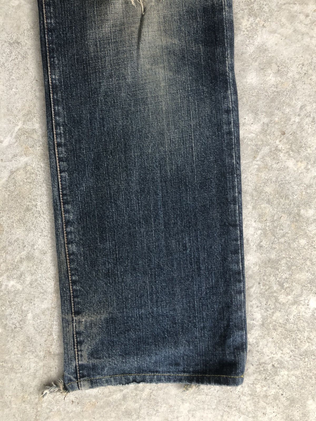 291295=Homme Japanese 291295 homme Distressed Jeans Straight Leg Jeans Size US 32 / EU 48 - 4 Thumbnail