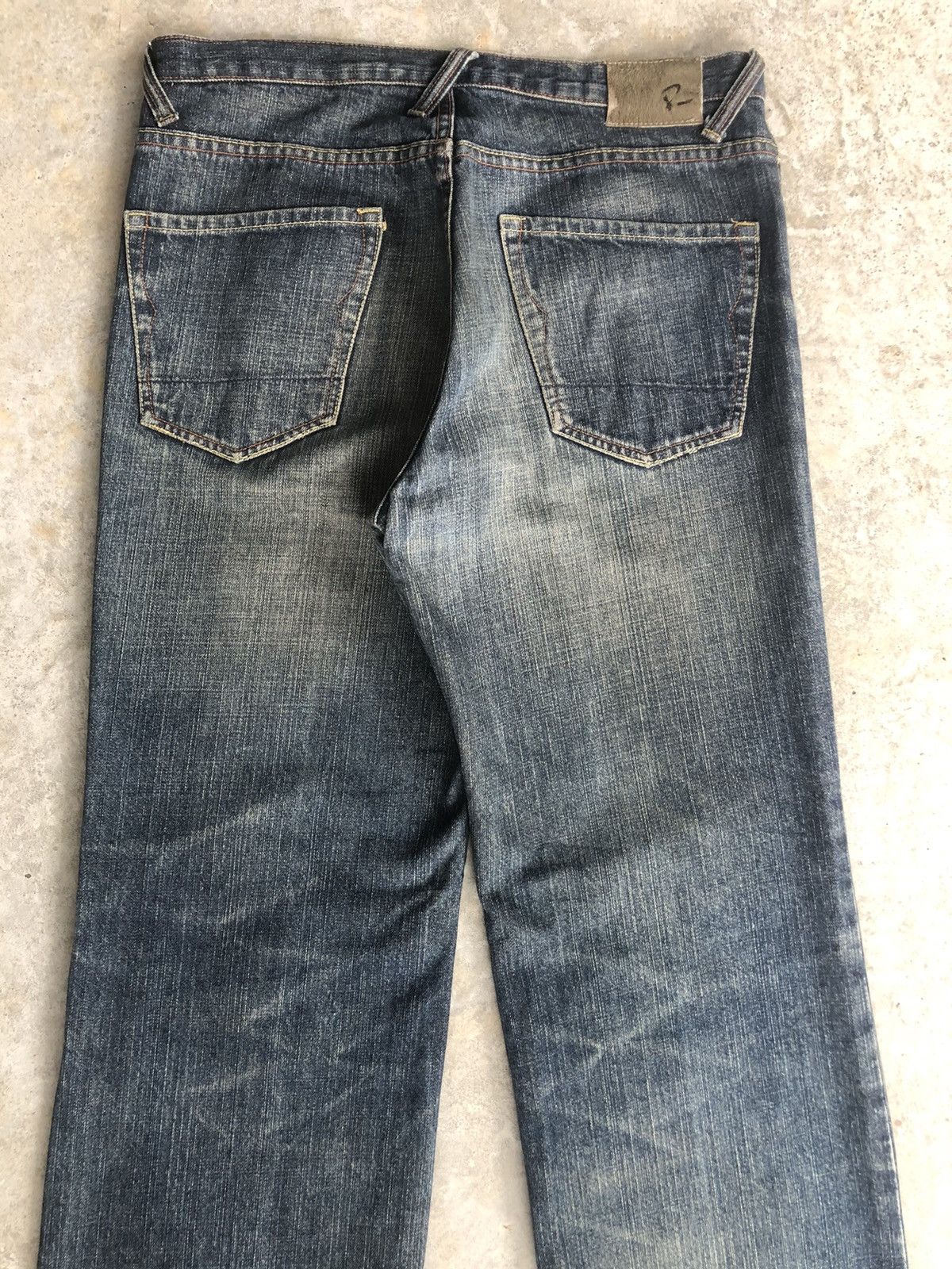 291295=Homme Japanese 291295 homme Distressed Jeans Straight Leg Jeans Size US 32 / EU 48 - 11 Thumbnail