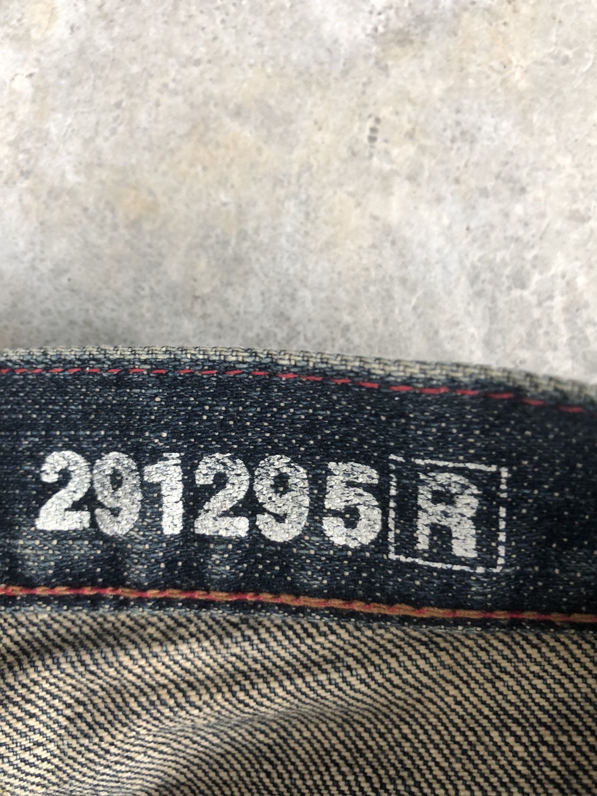 291295=Homme Japanese 291295 homme Distressed Jeans Straight Leg Jeans Size US 32 / EU 48 - 14 Thumbnail