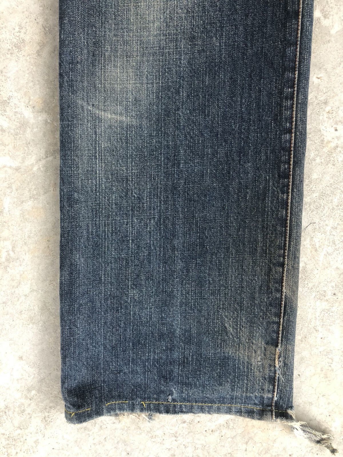 291295=Homme Japanese 291295 homme Distressed Jeans Straight Leg Jeans Size US 32 / EU 48 - 3 Thumbnail