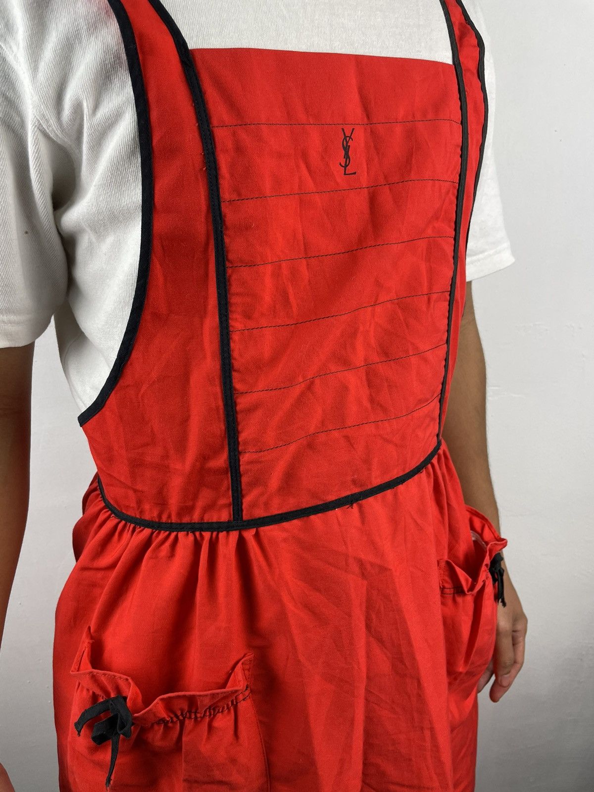 Yves Saint Laurent Vintage YSL Tabliers Apron Size ONE SIZE - 3 Thumbnail