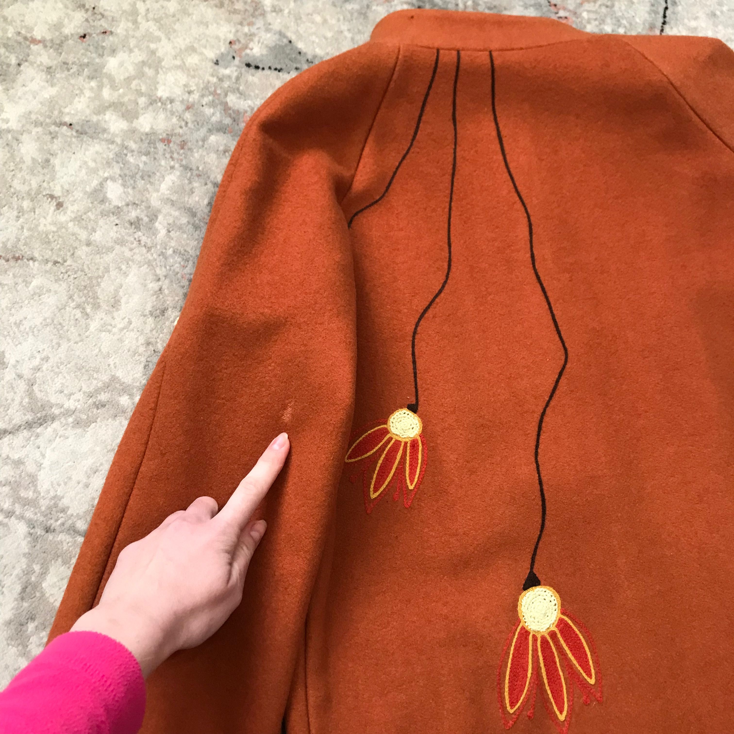 Handmade HandMade Wool Coat Size XS / US 0-2 / IT 36-38 - 7 Thumbnail