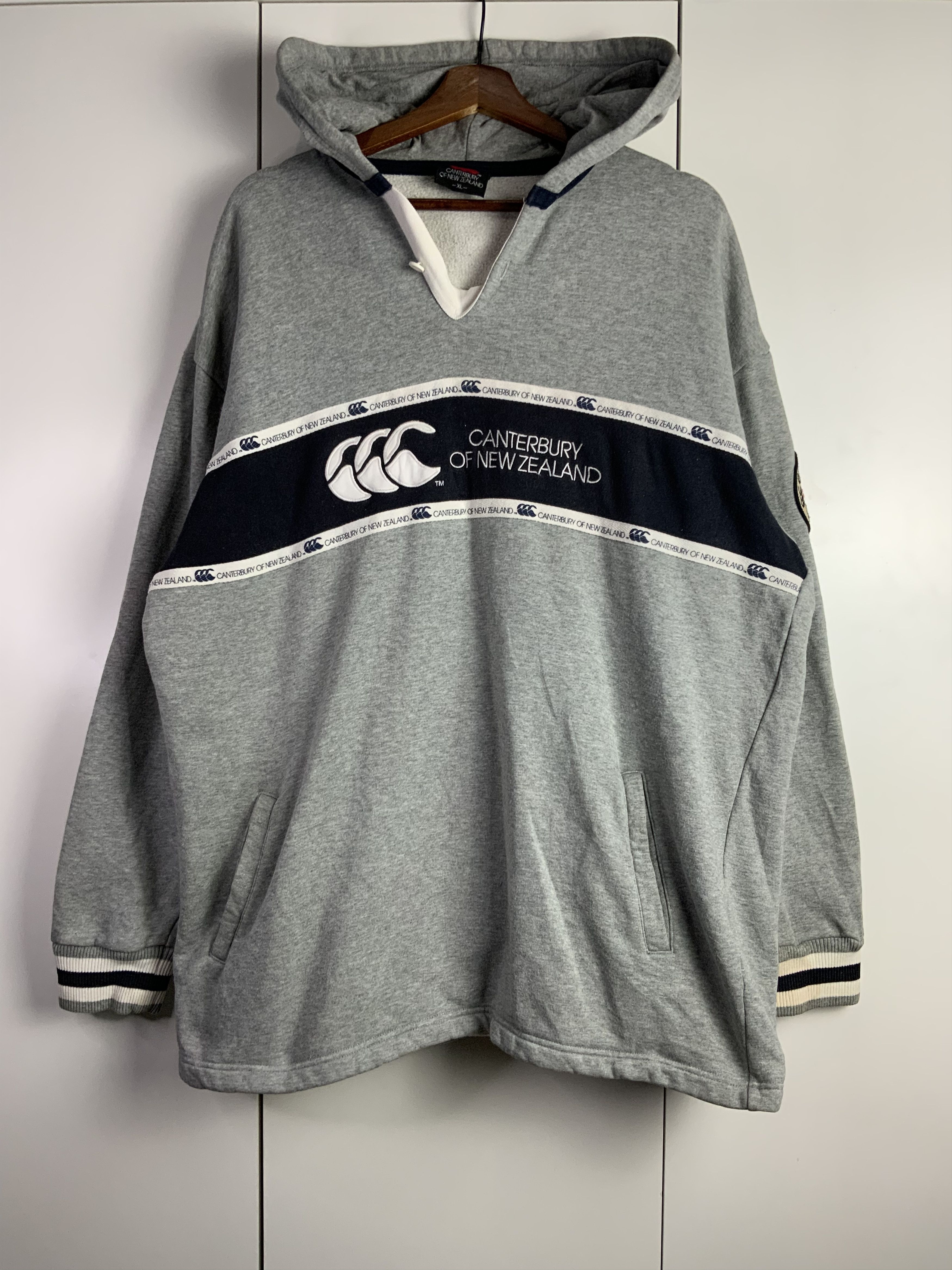 Canterbury of New Zealand Embroidery Hoodie Sweatshirt