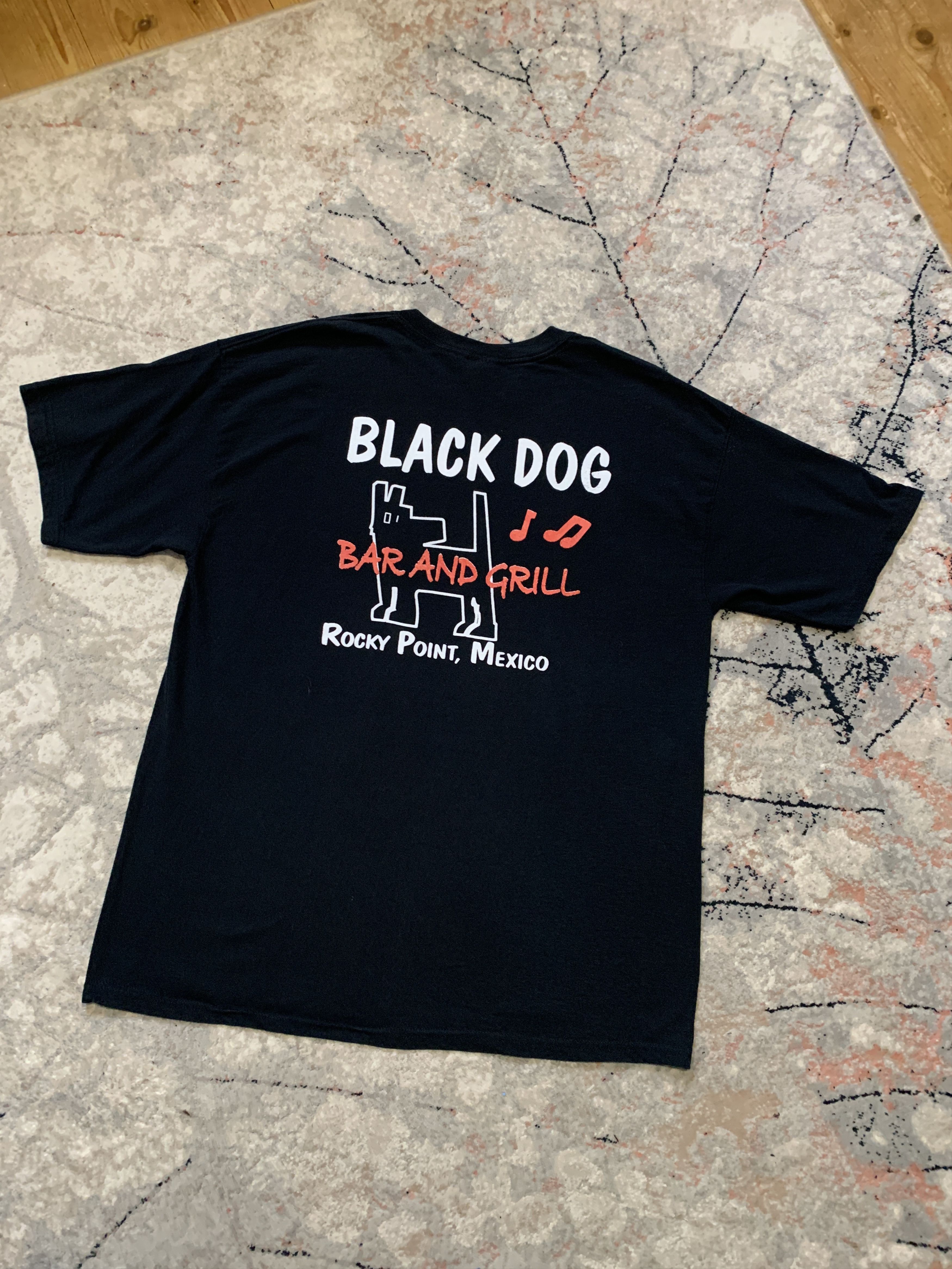 Gildan Black Dog Bar And Grill Rocky Point Mexico T-Shirt Size US XL / EU 56 / 4 - 1 Thumbnail