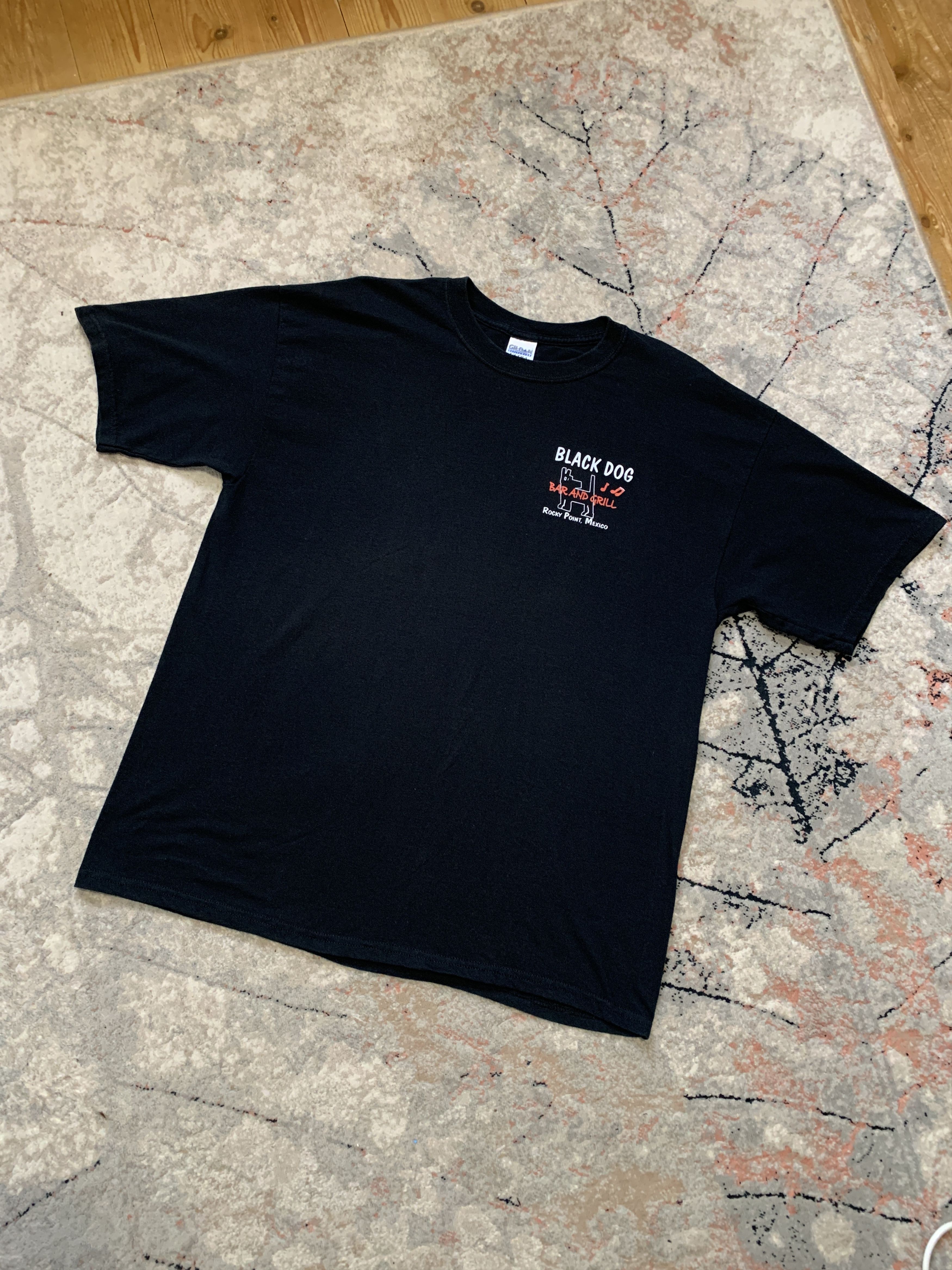 Gildan Black Dog Bar And Grill Rocky Point Mexico T-Shirt Size US XL / EU 56 / 4 - 3 Thumbnail