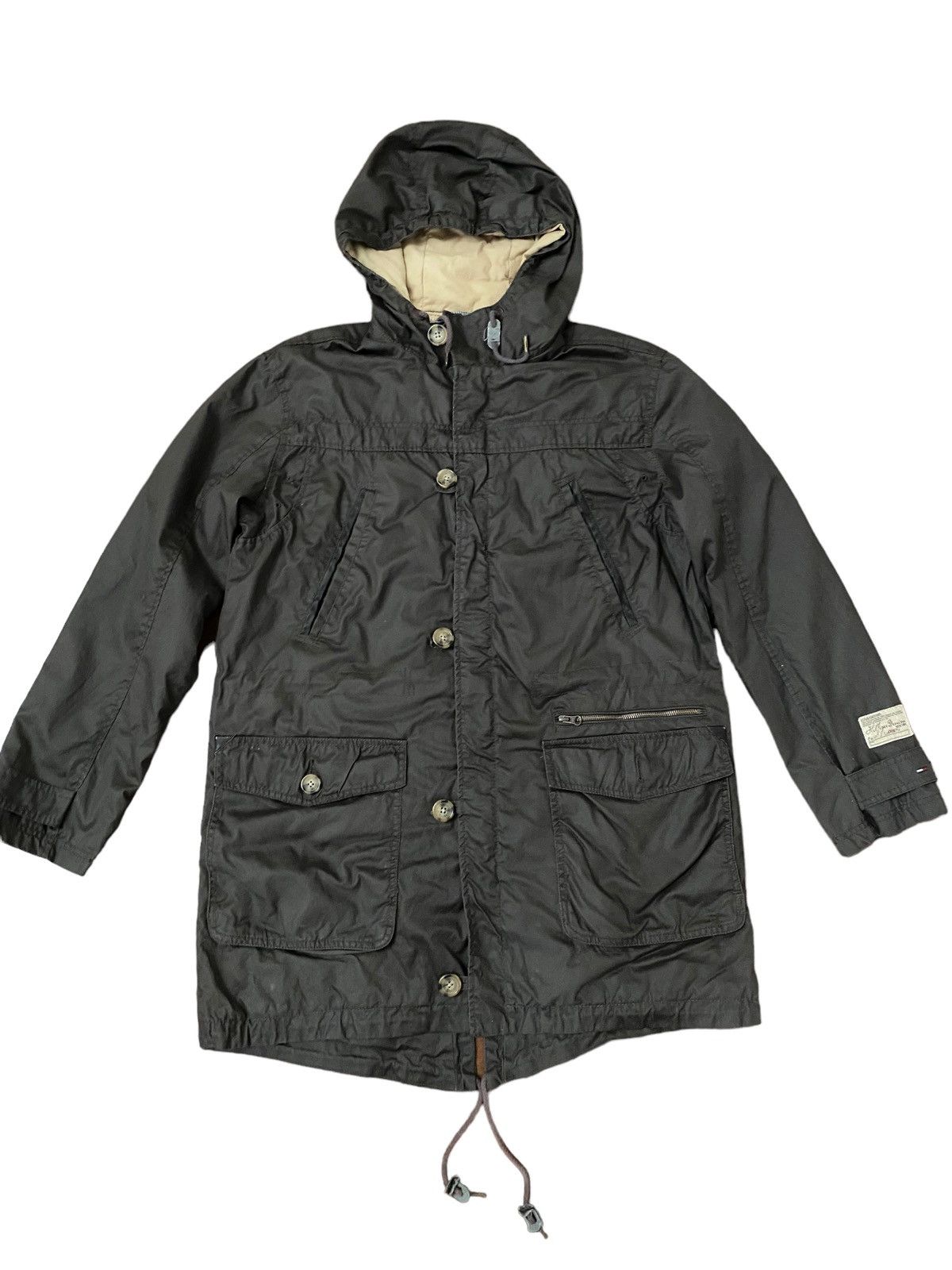 image of Tommy Hilfiger Hilfiger Denim Design Parka Jacket Nice Designer in Brown, Men's (Size Medium)