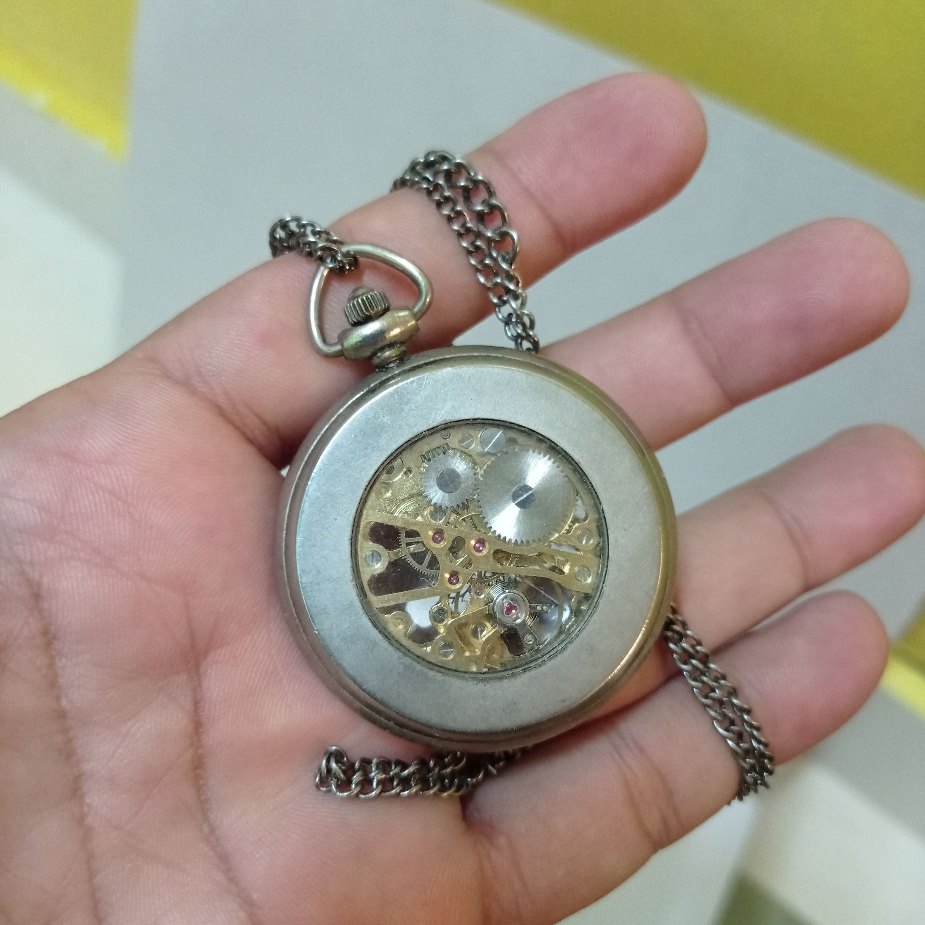 Japanese Brand × Vintage Super Retro AUTOMATIC ROMAN POCKETS WATCH Size ONE SIZE - 2 Thumbnail