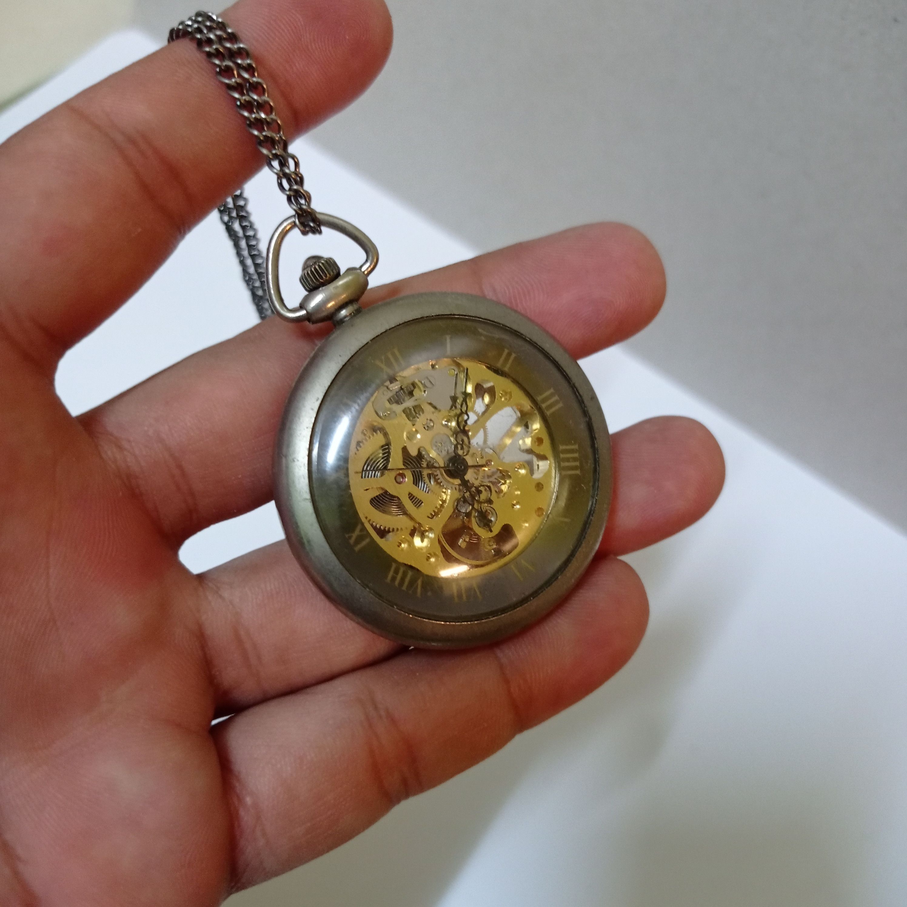 Japanese Brand × Vintage Super Retro AUTOMATIC ROMAN POCKETS WATCH Size ONE SIZE - 12 Thumbnail