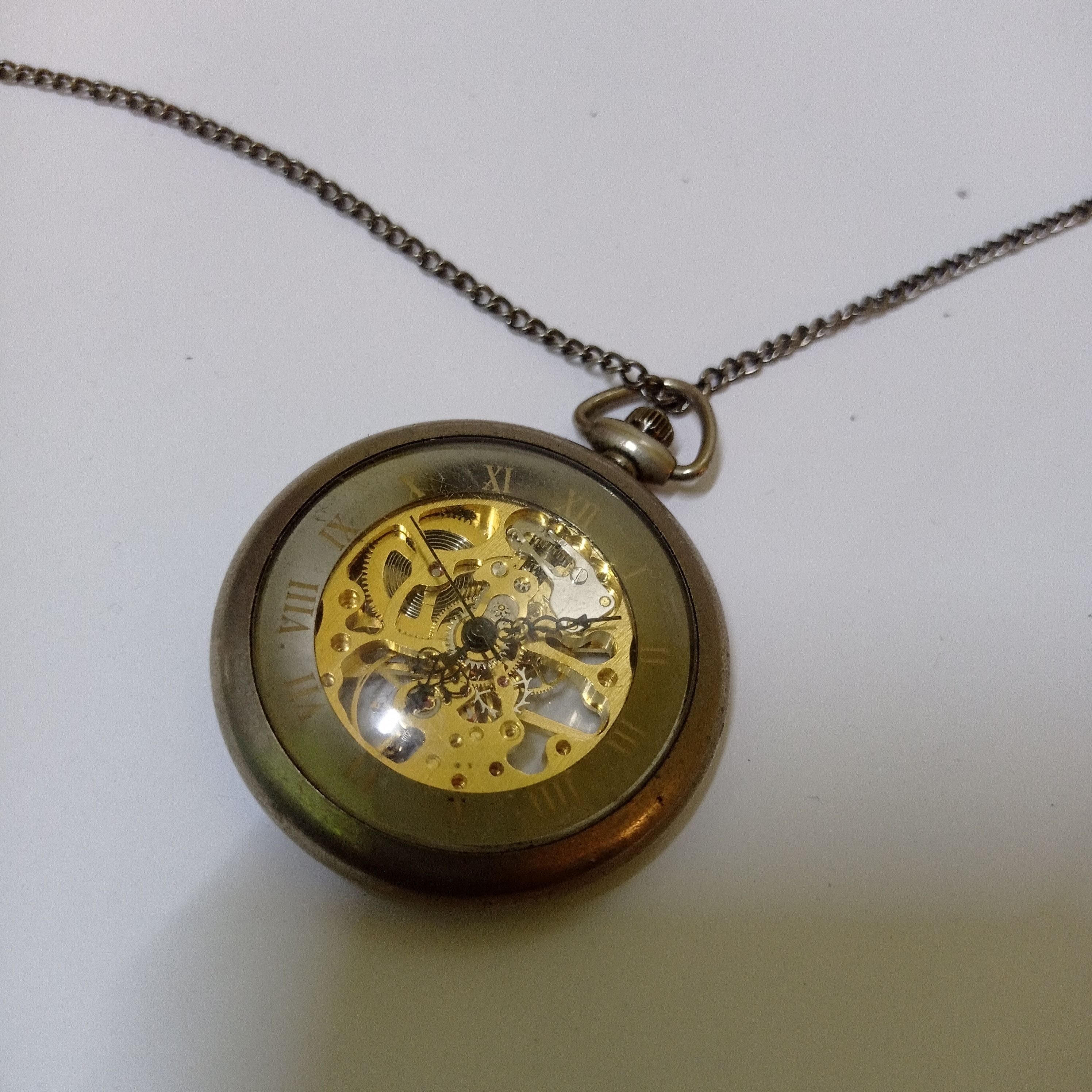 Japanese Brand × Vintage Super Retro AUTOMATIC ROMAN POCKETS WATCH Size ONE SIZE - 4 Thumbnail