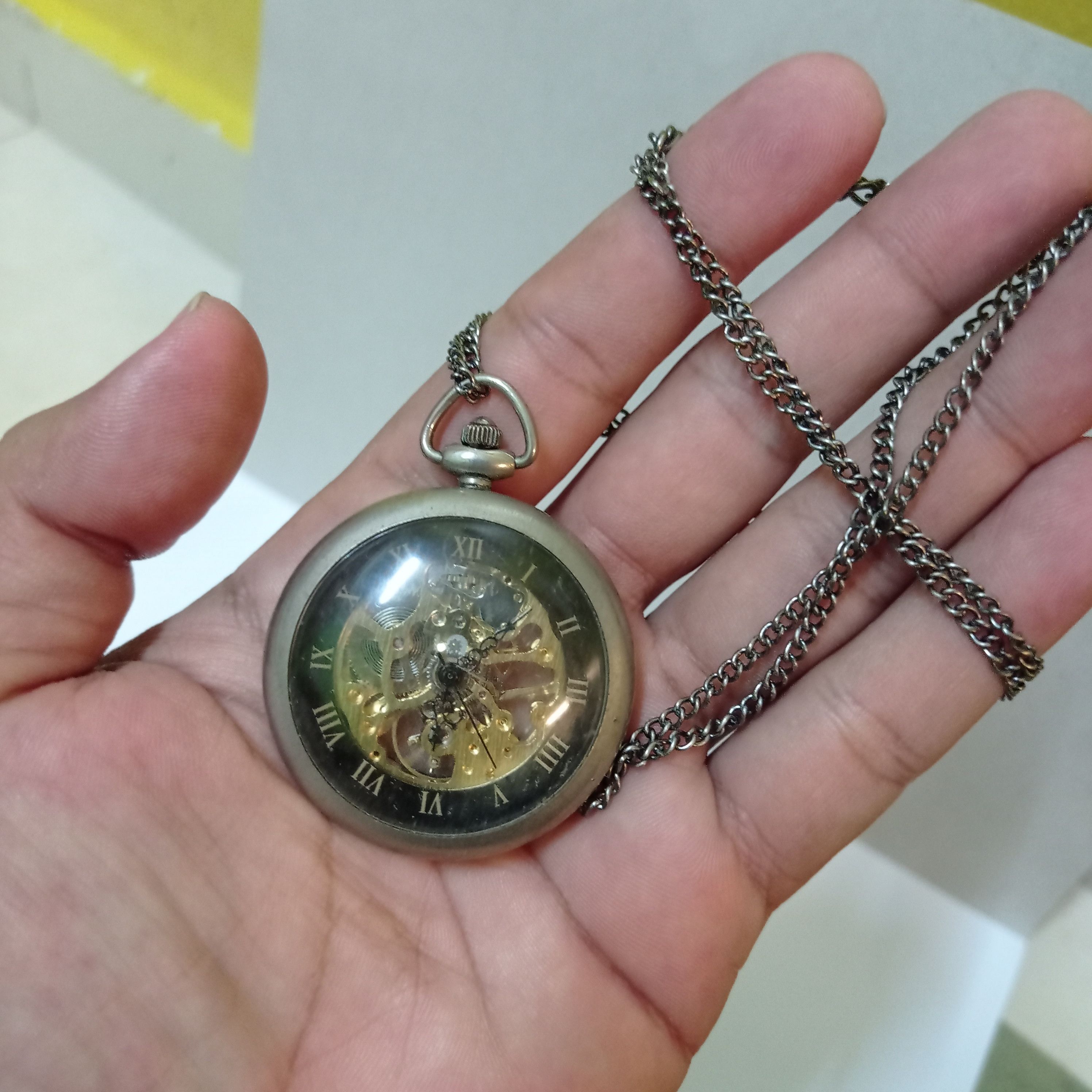 Japanese Brand × Vintage Super Retro AUTOMATIC ROMAN POCKETS WATCH Size ONE SIZE - 8 Thumbnail