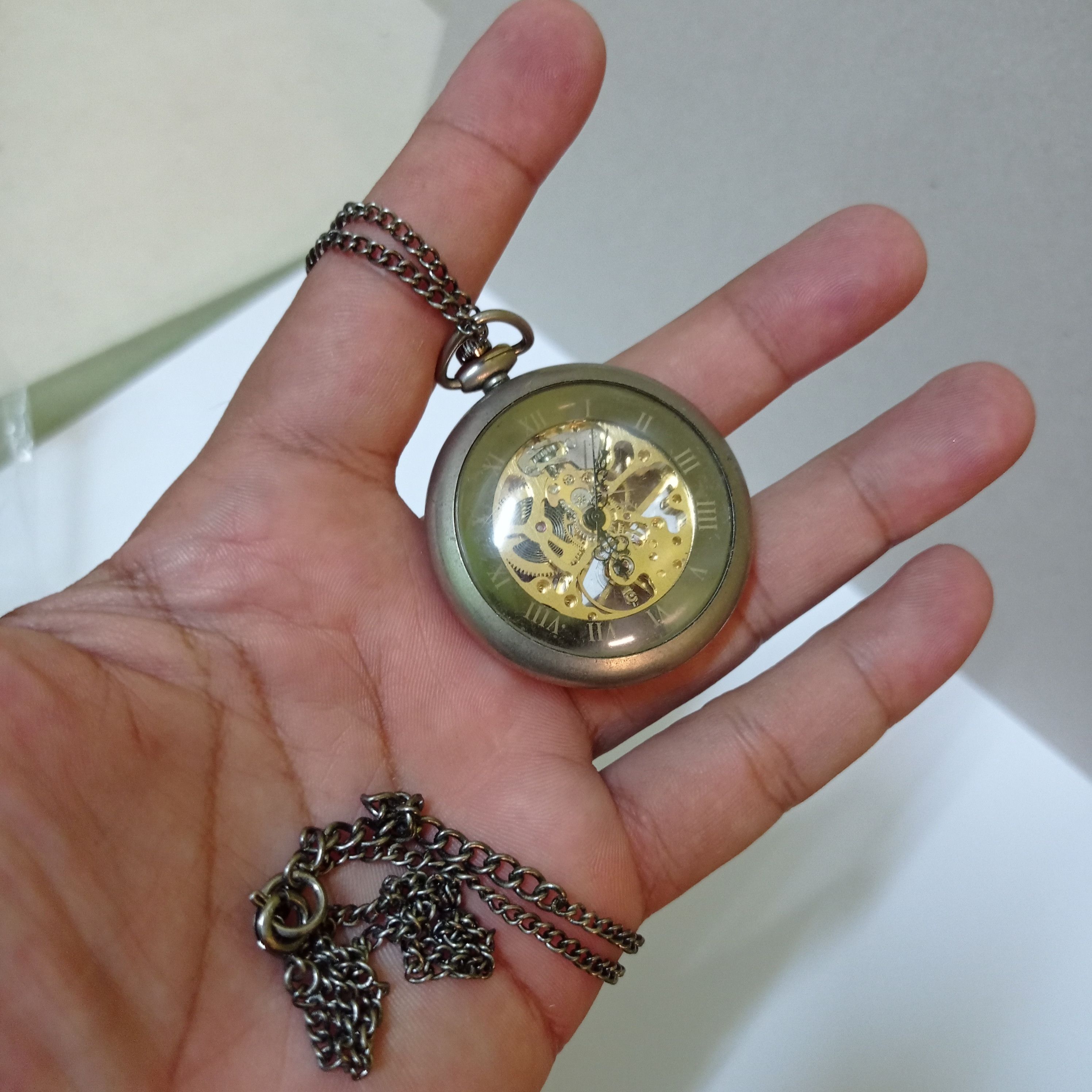 Japanese Brand × Vintage Super Retro AUTOMATIC ROMAN POCKETS WATCH Size ONE SIZE - 6 Thumbnail