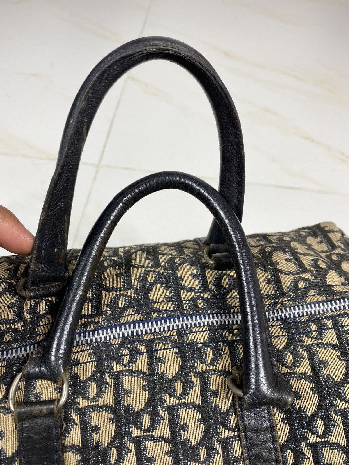 Vintage 80s Christian Dior Boston Handbag Fully Monogram - Etsy