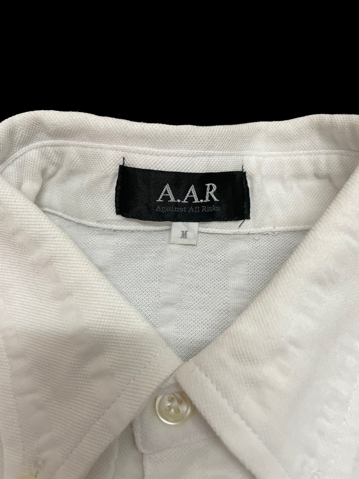 Yohji Yamamoto Yohji Yamamoto Button (Against All Risks )Up Polo T-shirt S Size S / US 4 / IT 40 - 5 Thumbnail