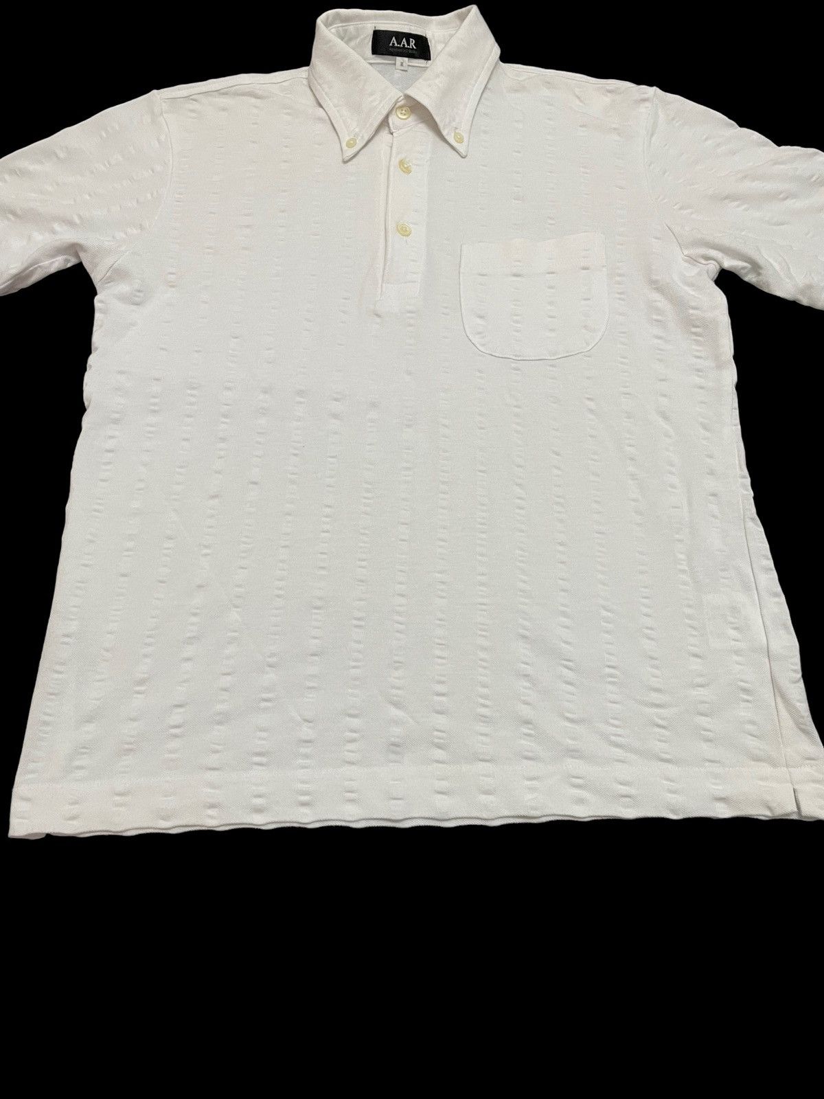 Yohji Yamamoto Yohji Yamamoto Button (Against All Risks )Up Polo T-shirt S Size S / US 4 / IT 40 - 3 Thumbnail