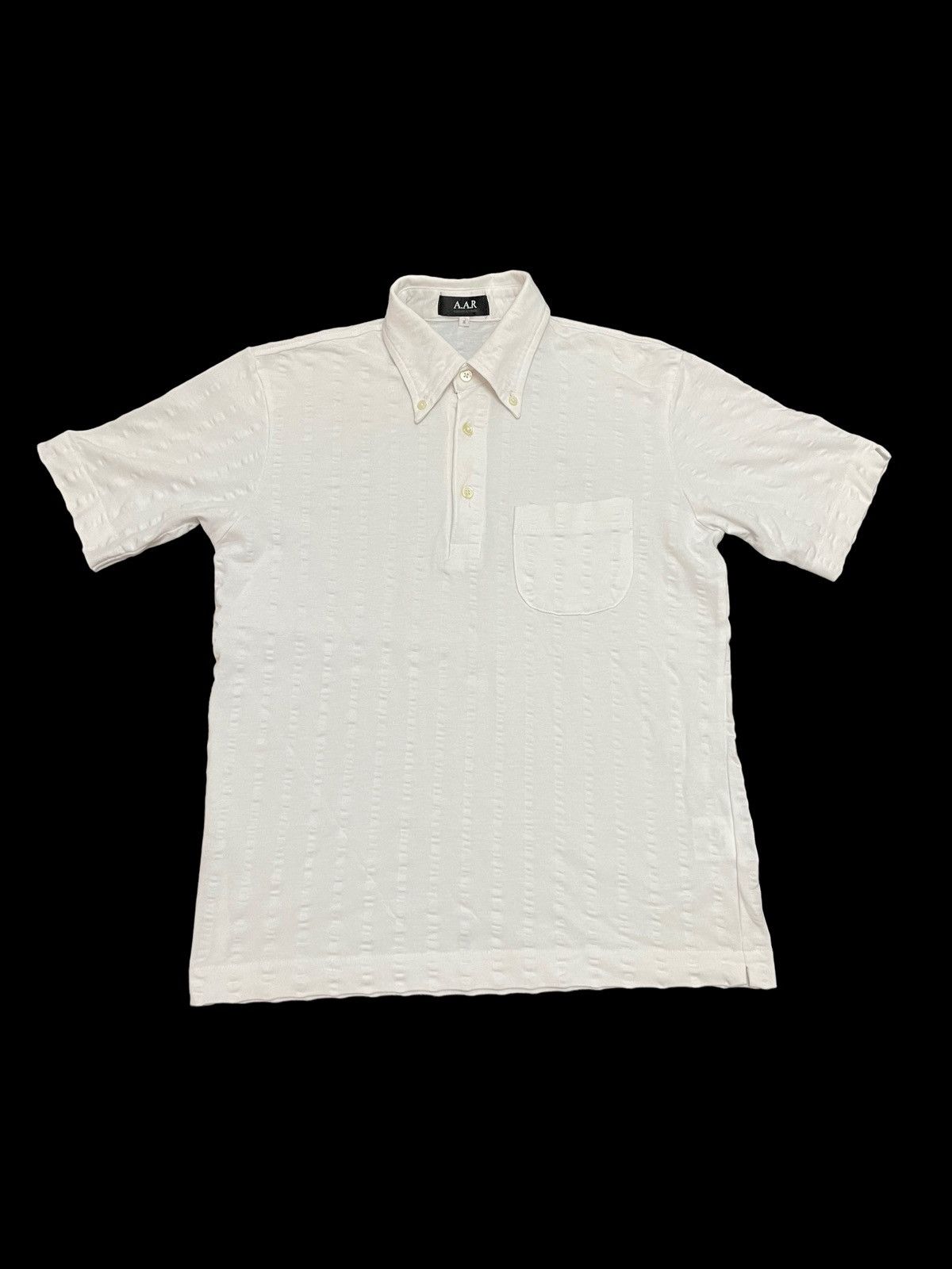 Yohji Yamamoto Yohji Yamamoto Button (Against All Risks )Up Polo T-shirt S Size S / US 4 / IT 40 - 1 Thumbnail