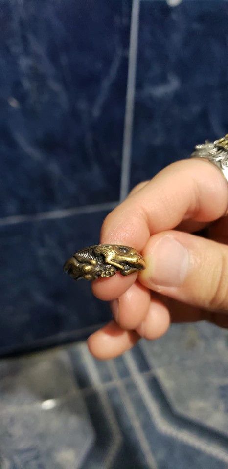 Jewelry Sexy Naked Skull Ring Size ONE SIZE - 5 Thumbnail